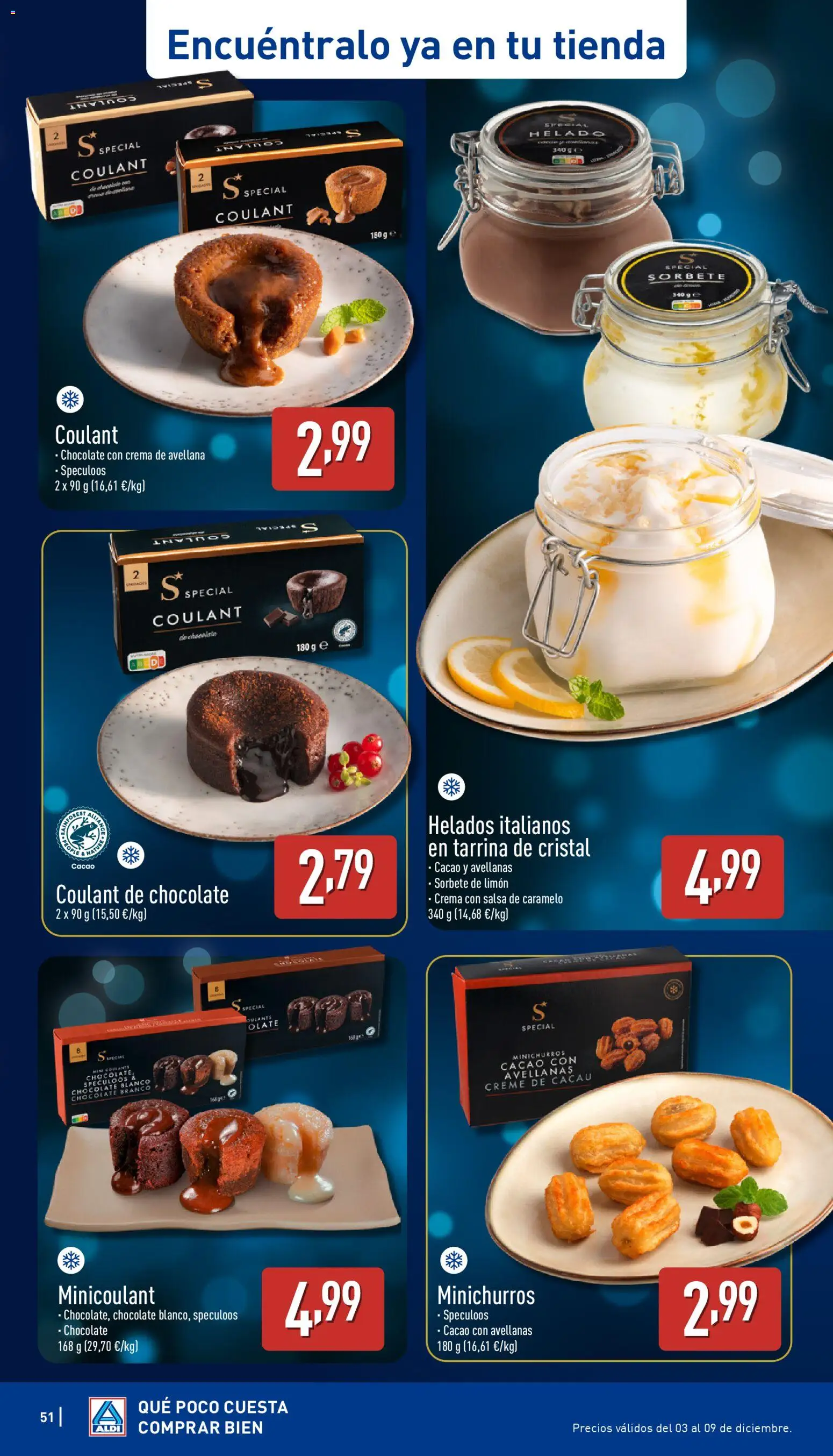 Aldi folleto Baleares │ válido desde el 04.12.2025 | Página: 51 | Productos: Chocolate, Crema, Φρυγανιές σικάλεως