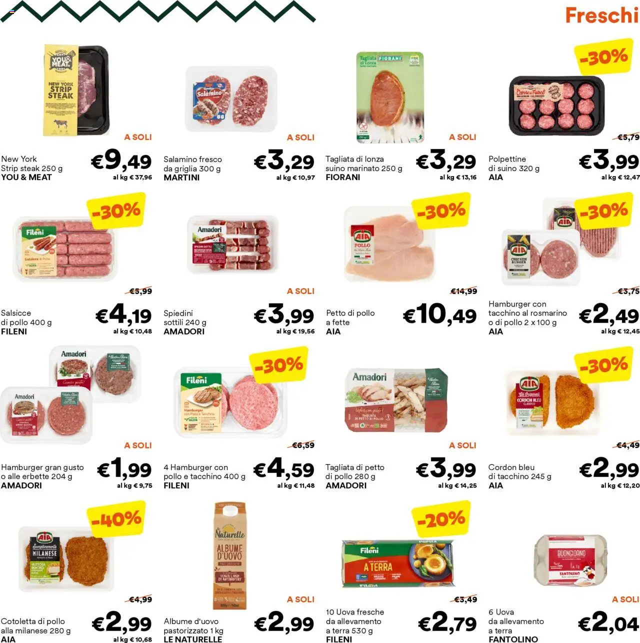 Volantino Unes del 13.08.2025 | Pagina: 3 | Prodotti: Suino, Griglia, Hamburger, Spiedini