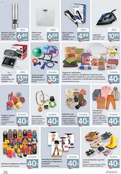 NORFA leidinys galioja nuo 11.12.2025 | Puslapis: 26 | Prekių: Malūnėlis, Lygintuvas