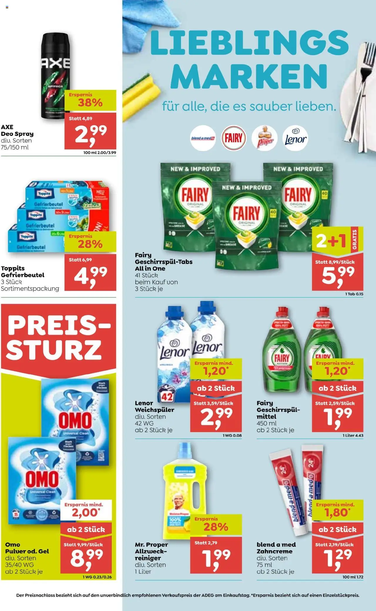ADEG Bergheim gültig ab 31.07.2025 | Seite: 11 | Produkte: Weichspüler