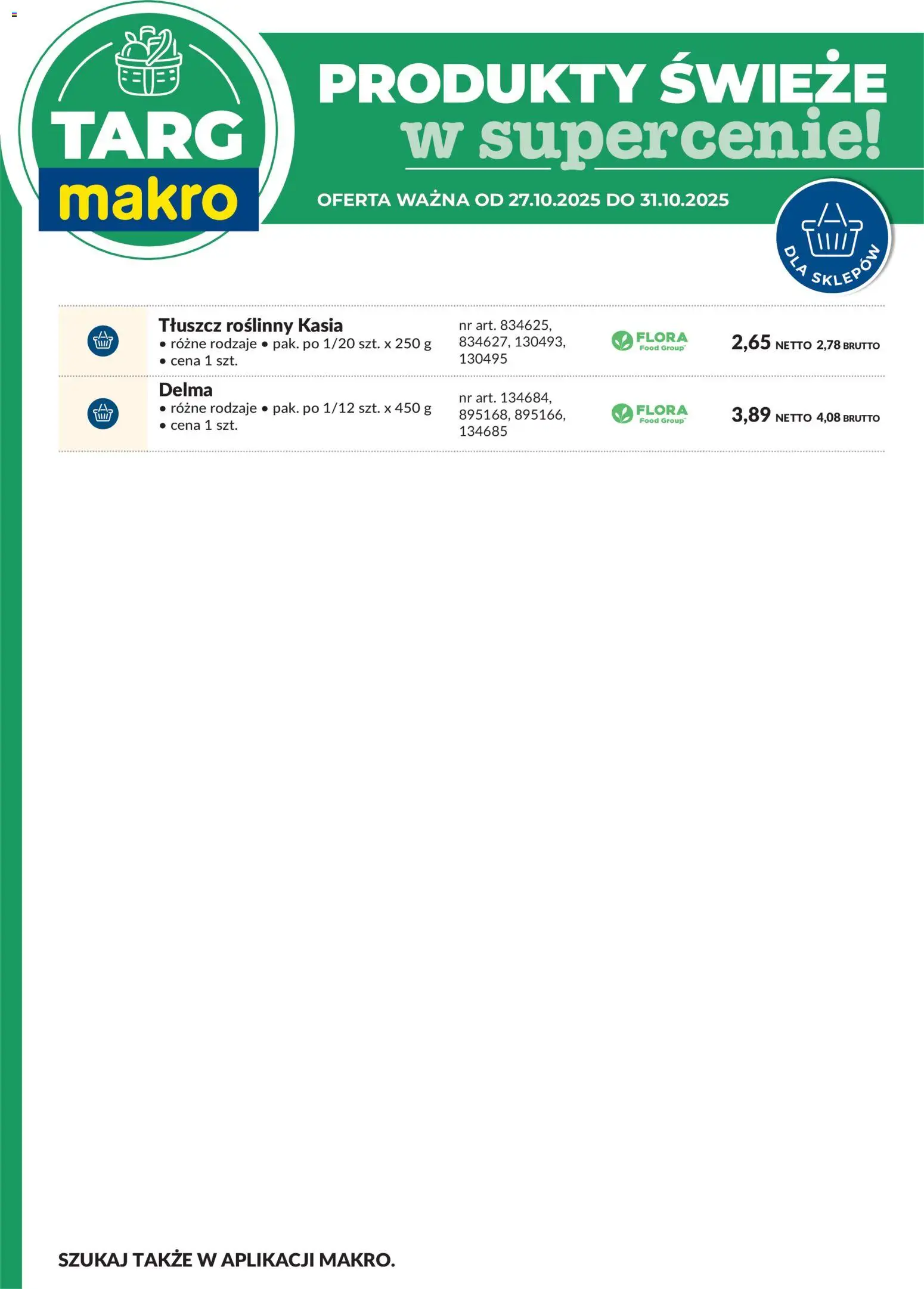 Makro Gazetka - Oferta świeża w super cenach od 27.10.2025 | Strona: 8