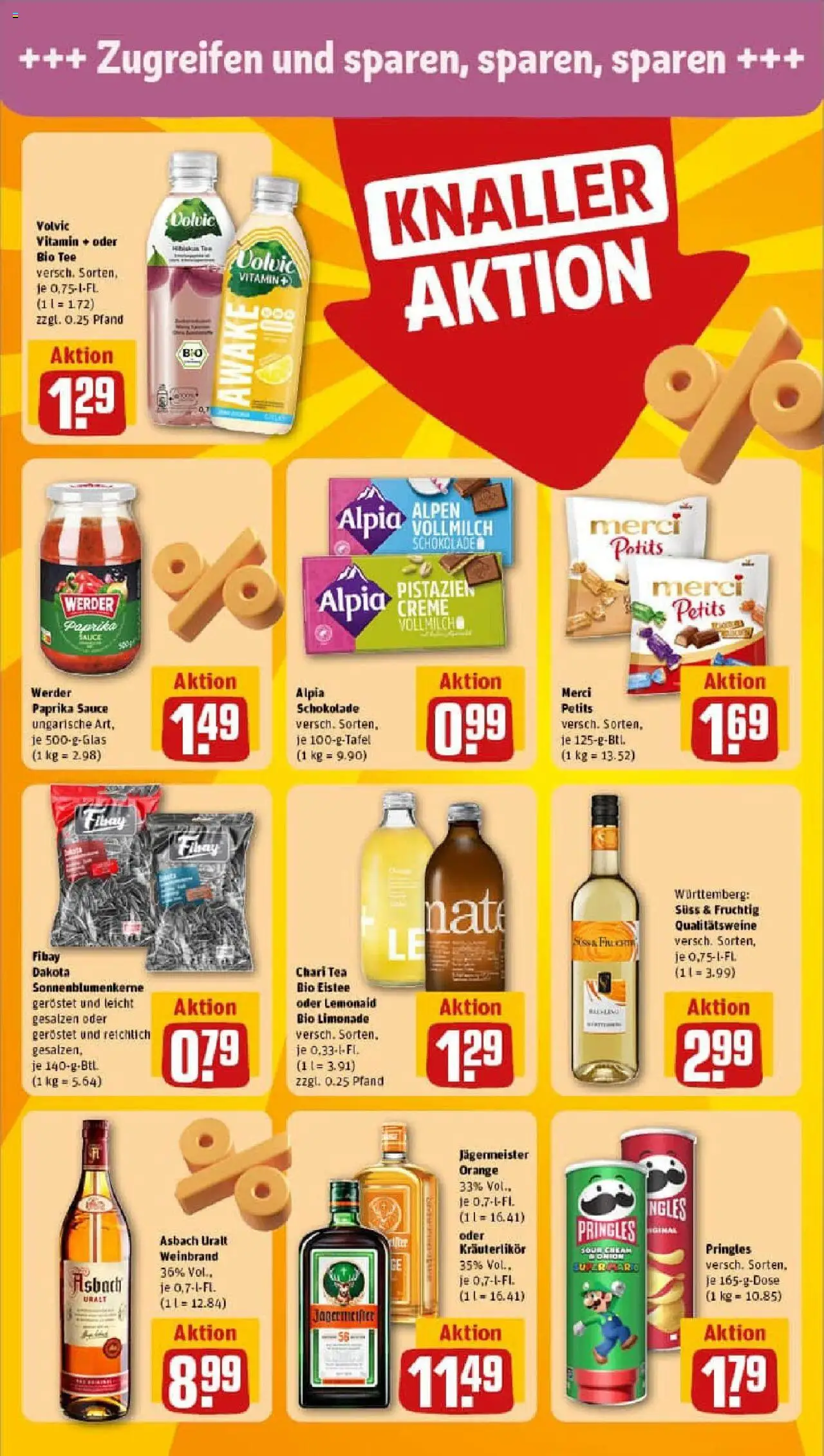 Rewe prospekt Mettmann	 – gültig ab 13.10.2025 | Seite: 16 | Produkte: Limonade, Pistazien, Creme, Jägermeister