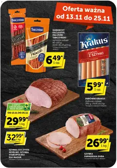 Pogląd oferty "ABC Gazetka" - ważna od 13.11.2025 | Strona: 33 | Produkty: Kabanosy, Parówki, Szynka, Paluszki