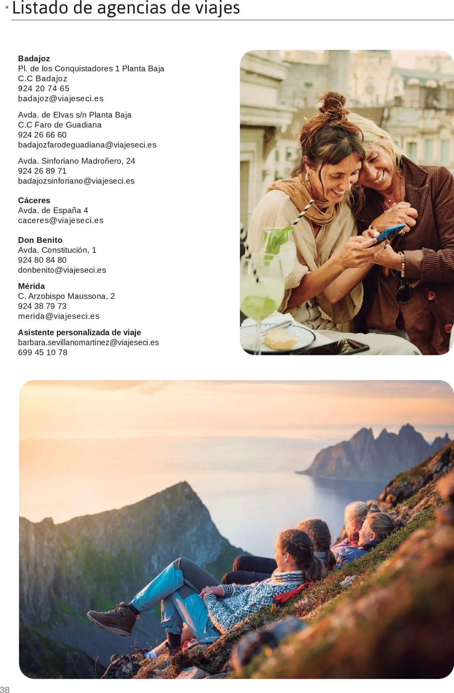 Viajes El Corte Inglés Junta de Extremadura │ válido desde el 01.03.2026 | Página: 38