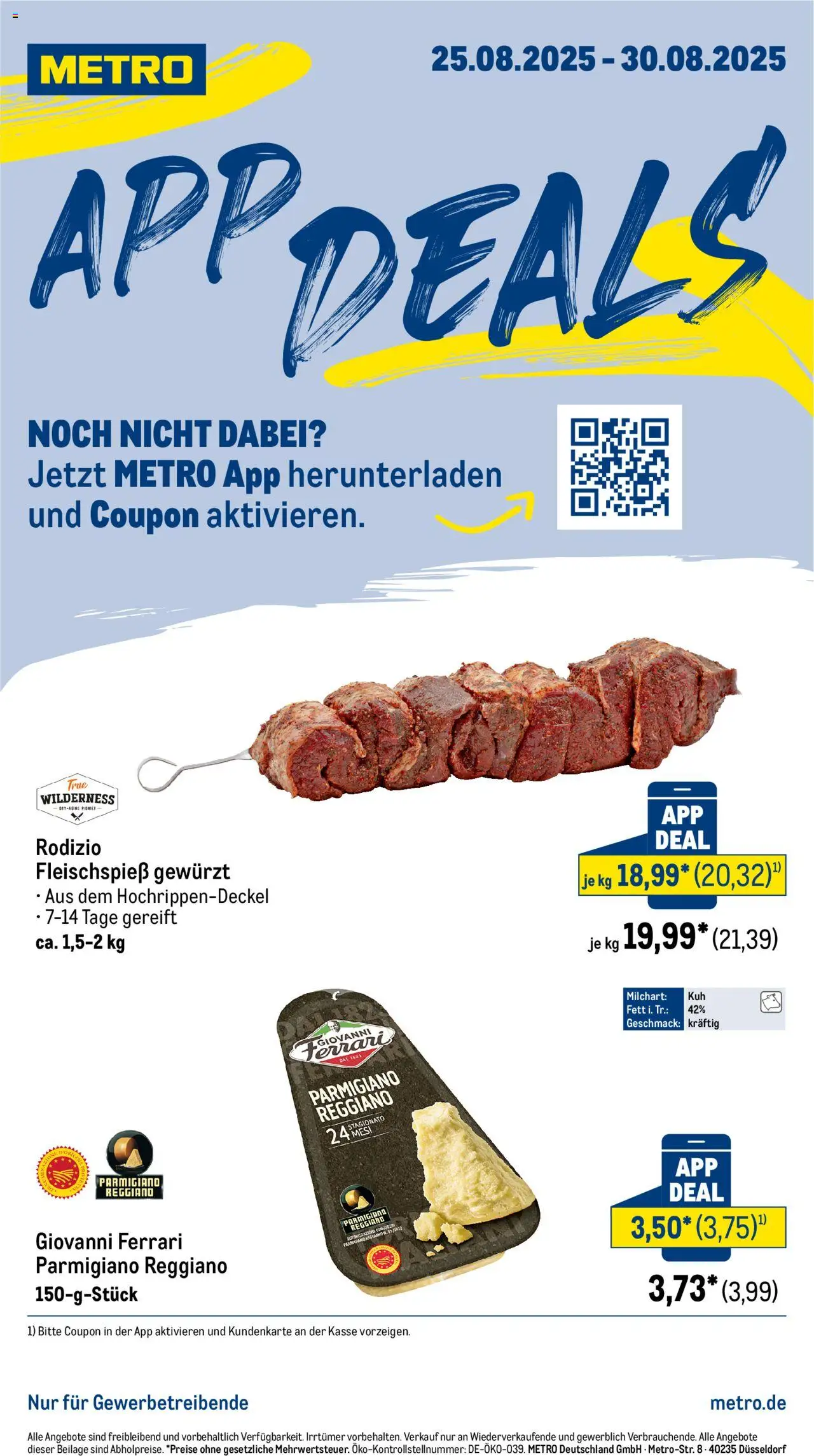 Metro App Deals - gültig ab dem 25.08.2025 | Seite: 1