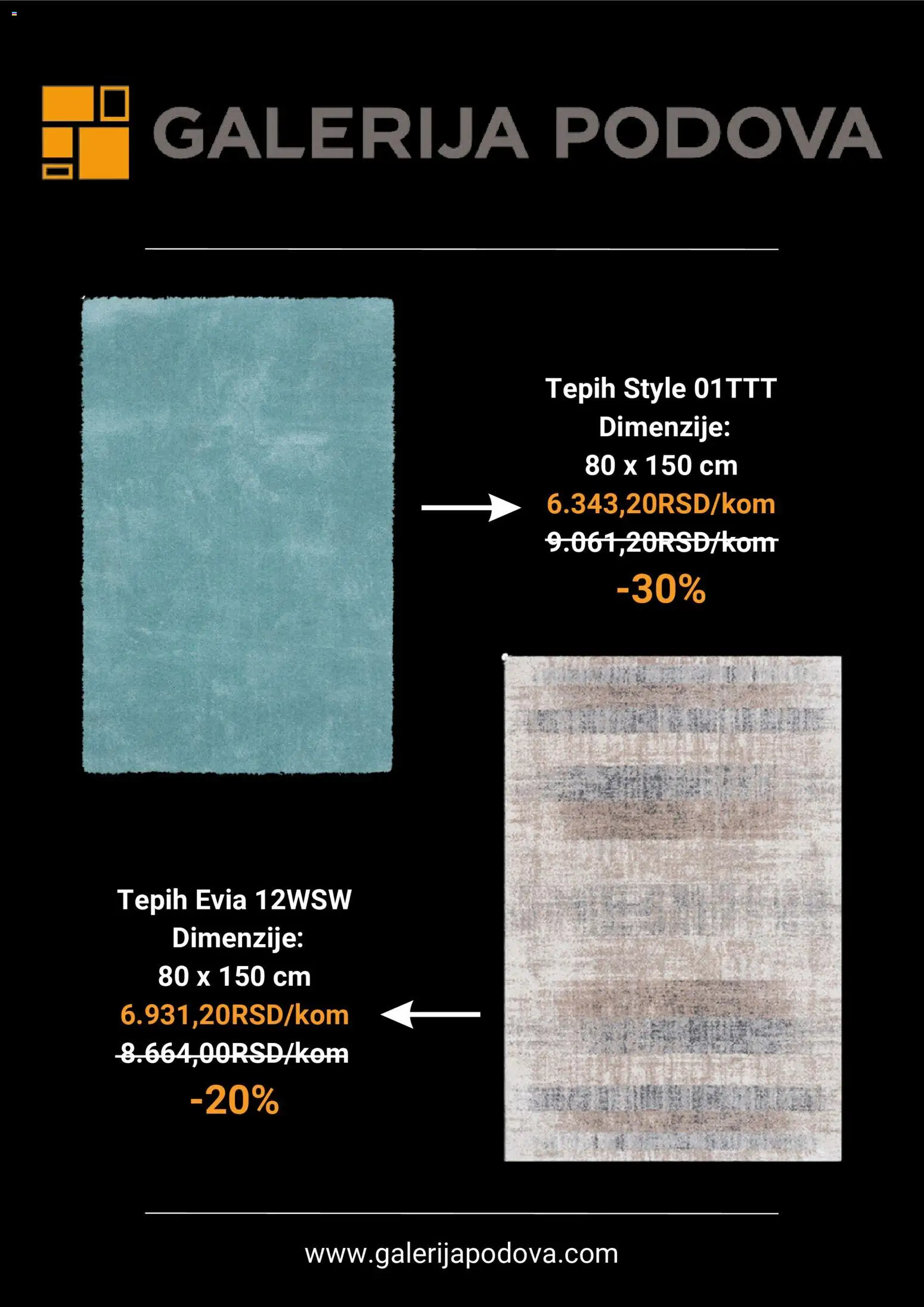 Galerija Podova katalog - važi od 18.11.2025 | Strana: 2 | Proizvode: Tepih