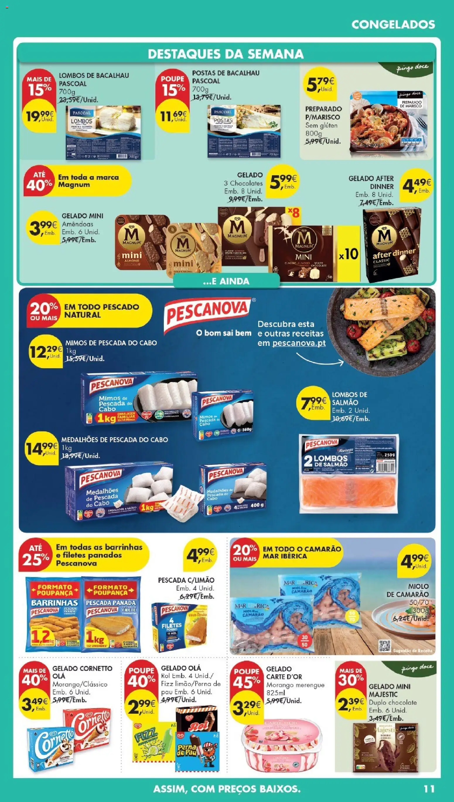 Pingo Doce Poupe Esta Semana Madeira │ válido de 31.03.2026 | Página: 11 | Produtos: Amêndoas, Forno, Cabo, Camarão
