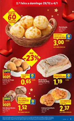 Pré-visualização Pão de Queijo, Cada unid. 18 g válido de 29.12.2025 | Página: 3