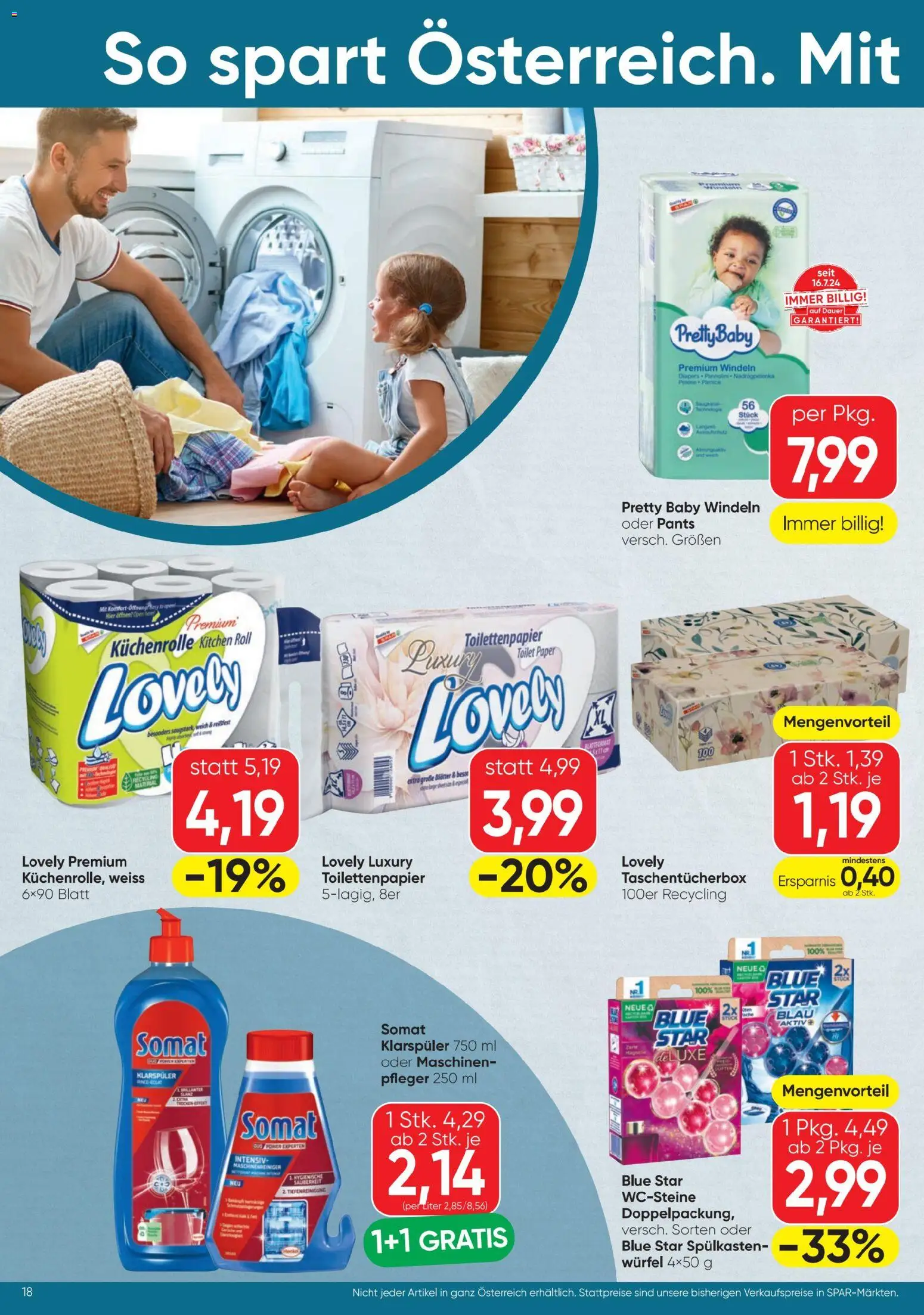 Spar Sparkling Moments gültig ab 23.12.2025 | Seite: 18 | Produkte: Klarspüler