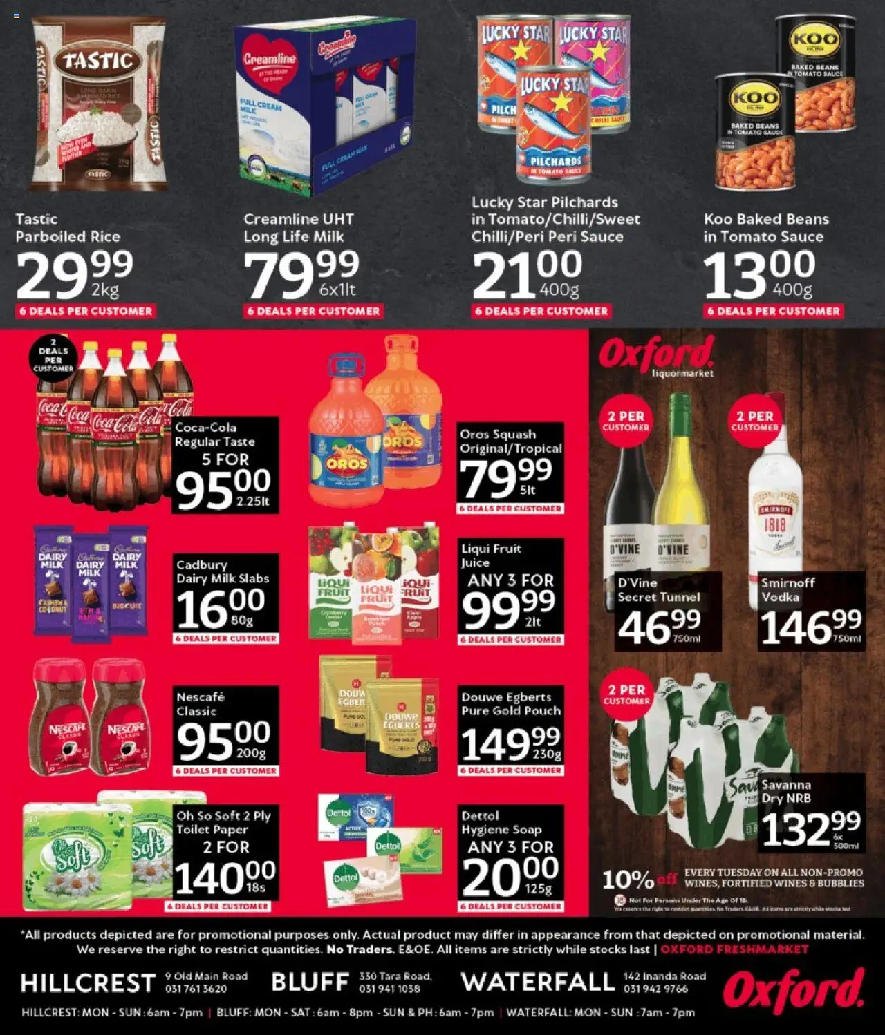 Oxford Freshmarket - Price Drop │ valid from 23.08.2025 | Page: 2 | Products: Toilet, Fruit, Paper, Sauce