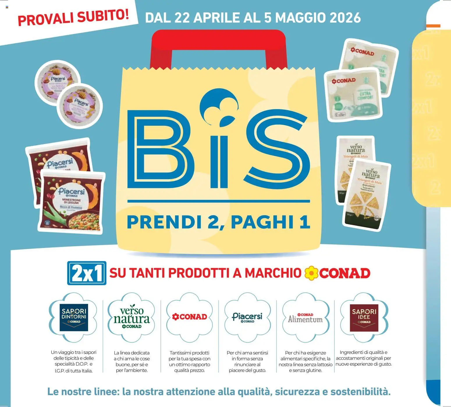 Volantino Conad del 22.04.2026 | Pagina: 2 | Prodotti: Minestrone, Legumi