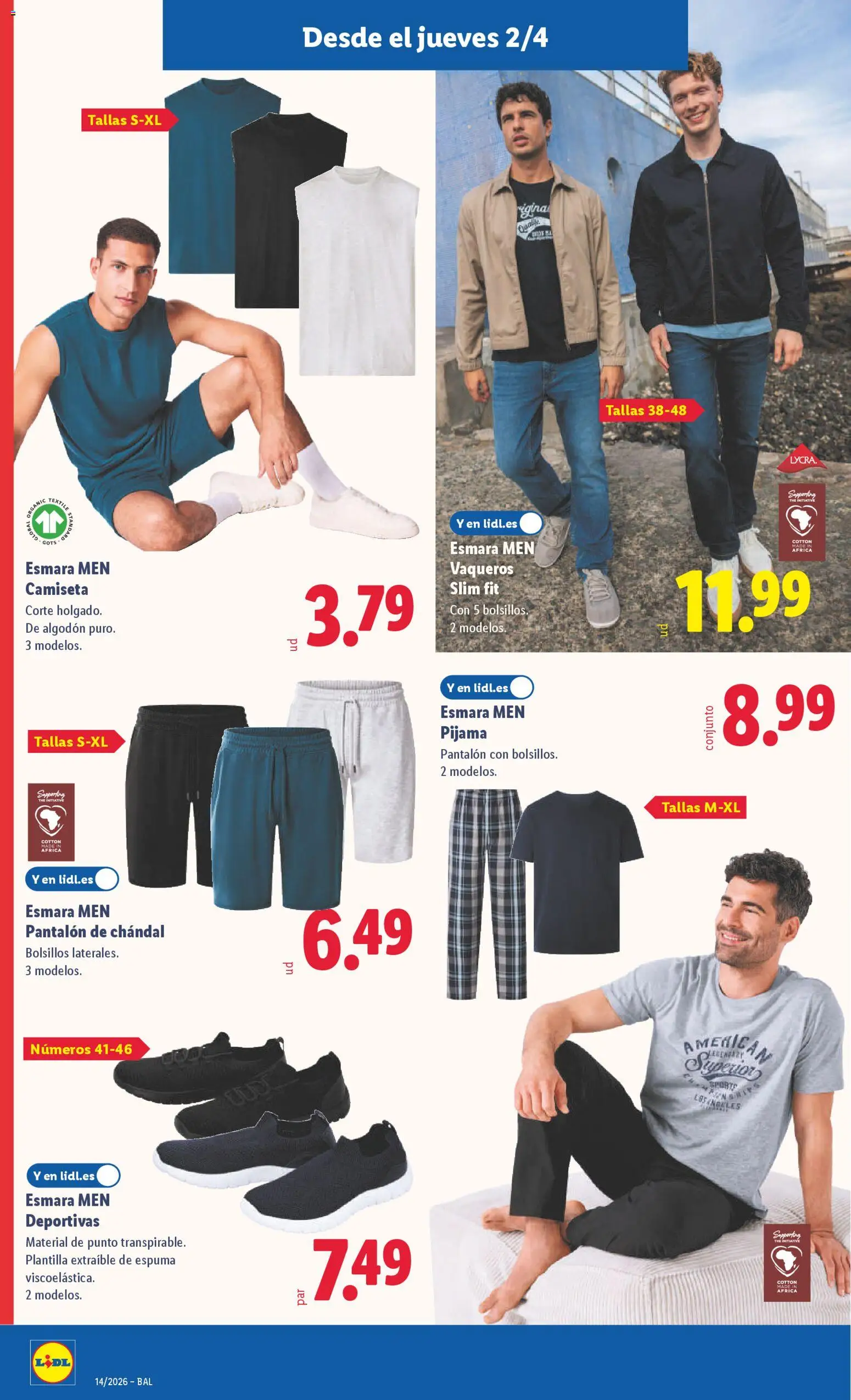 Lidl folleto de bazar │ válido desde el 30.03.2026 | Página: 24 | Productos: Pijama, Pantalón de chándal