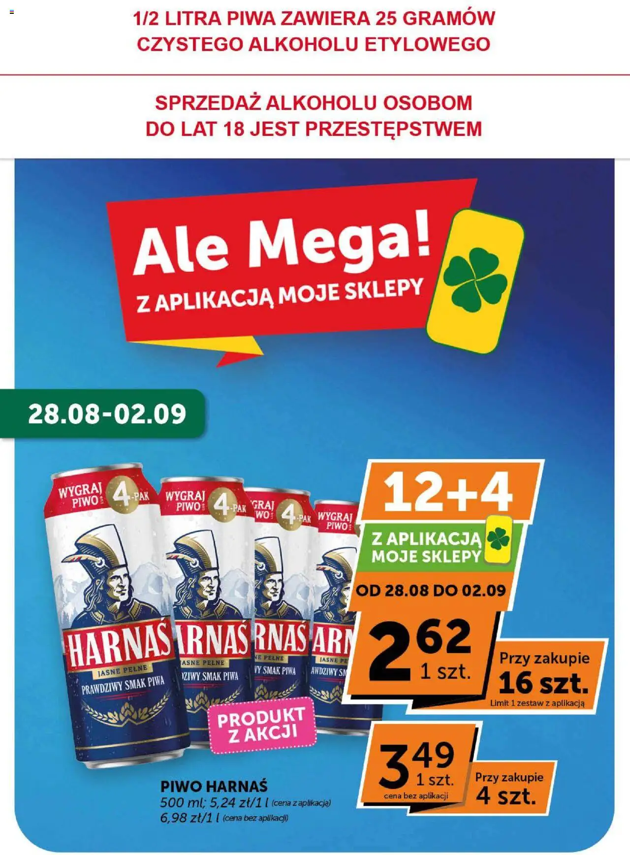 Groszek Gazetka - Market od 21.08.2025 | Strona: 11 | Produkty: Harnaś, Piwo