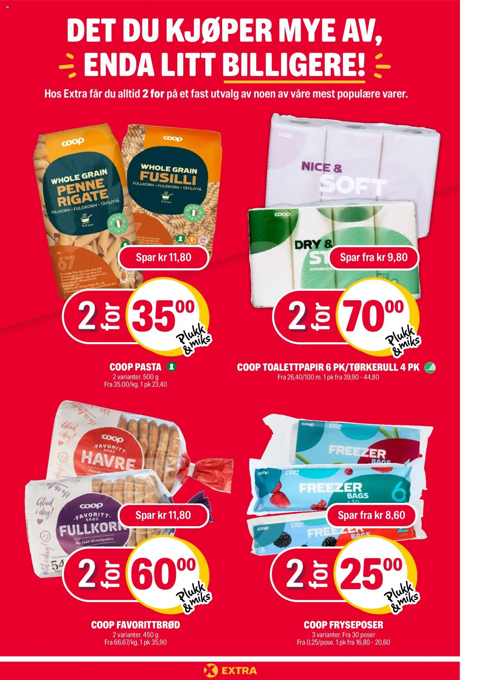 {H1} | Side: 24 | Produkter: Toalettpapir, Brød, Pasta, Суміш дитяча