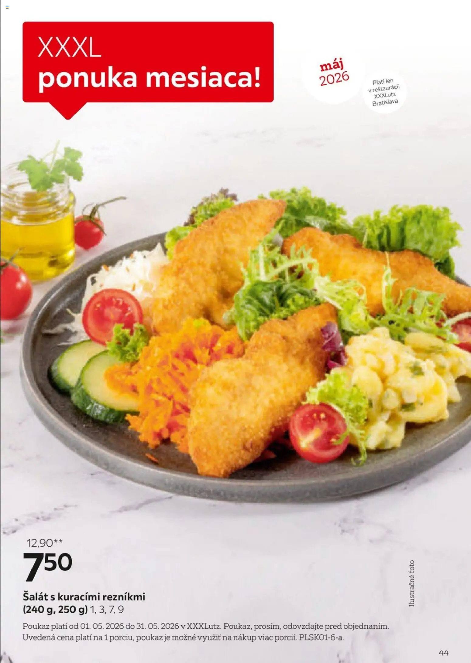 Nové XXXLutz akcie – leták je platný od 01.02.2026 | Strana: 44 | Produkty: Šalát