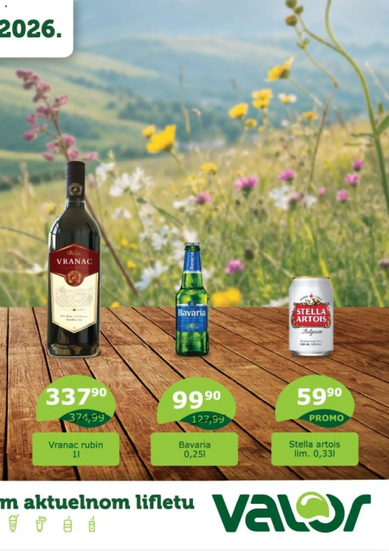 Valor katalog - važi od 24.04.2026 | Strana: 2 | Proizvode: Stella Artois, Vranac