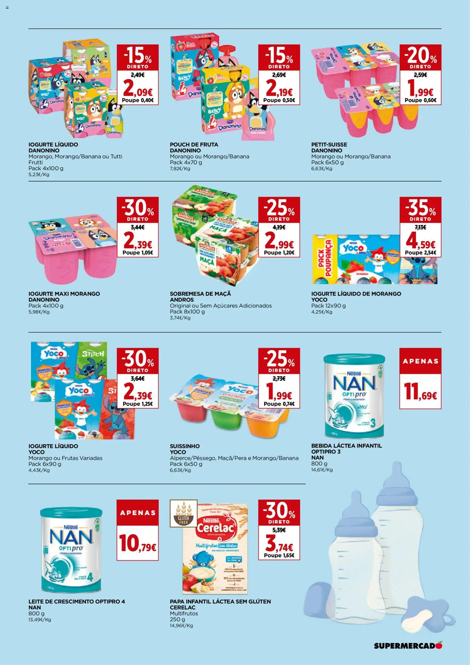 El Corte Ingles folheto │ válido de 16.01.2026 | Página: 3 | Produtos: Leite, Iogurte, Maça, Bebida