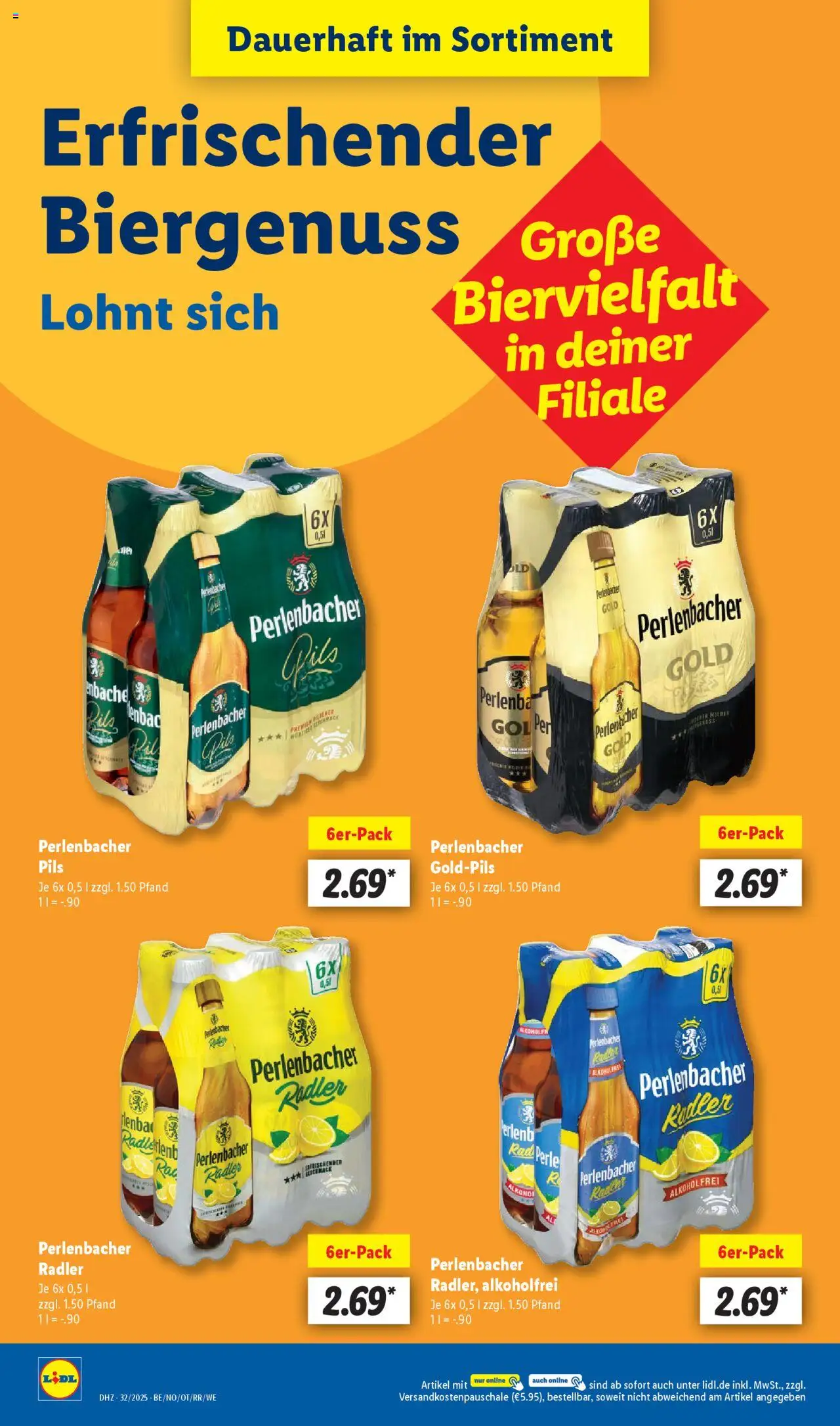 Lidl Prospekt Solingen - gültig ab dem 04.08.2025 | Seite: 46 | Produkte: Pils, Radler