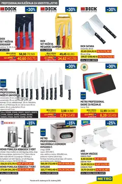 Metro - Gastro - Pregled kataloga iz trgovine Metro, vrijedi od 03.11.2025 | Stranica: 7 | Proizvodi: Vakumirka, Meso, Nož, Sef