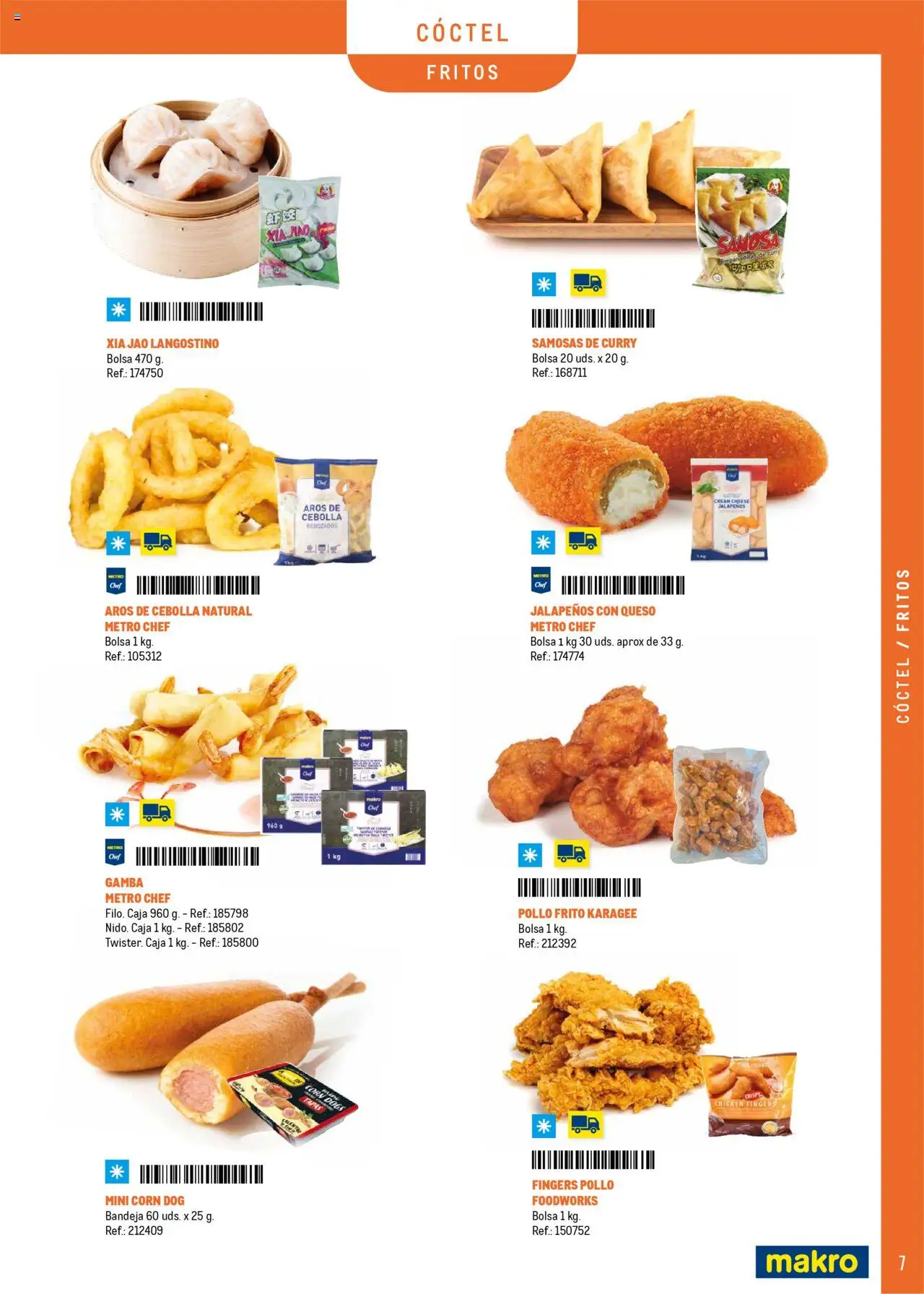 Makro - Catering y Eventos Península │ válido desde el 11.06.2025 | Página: 7 | Productos: Queso, Παγωμένο τσάι, Bolsa, Caja