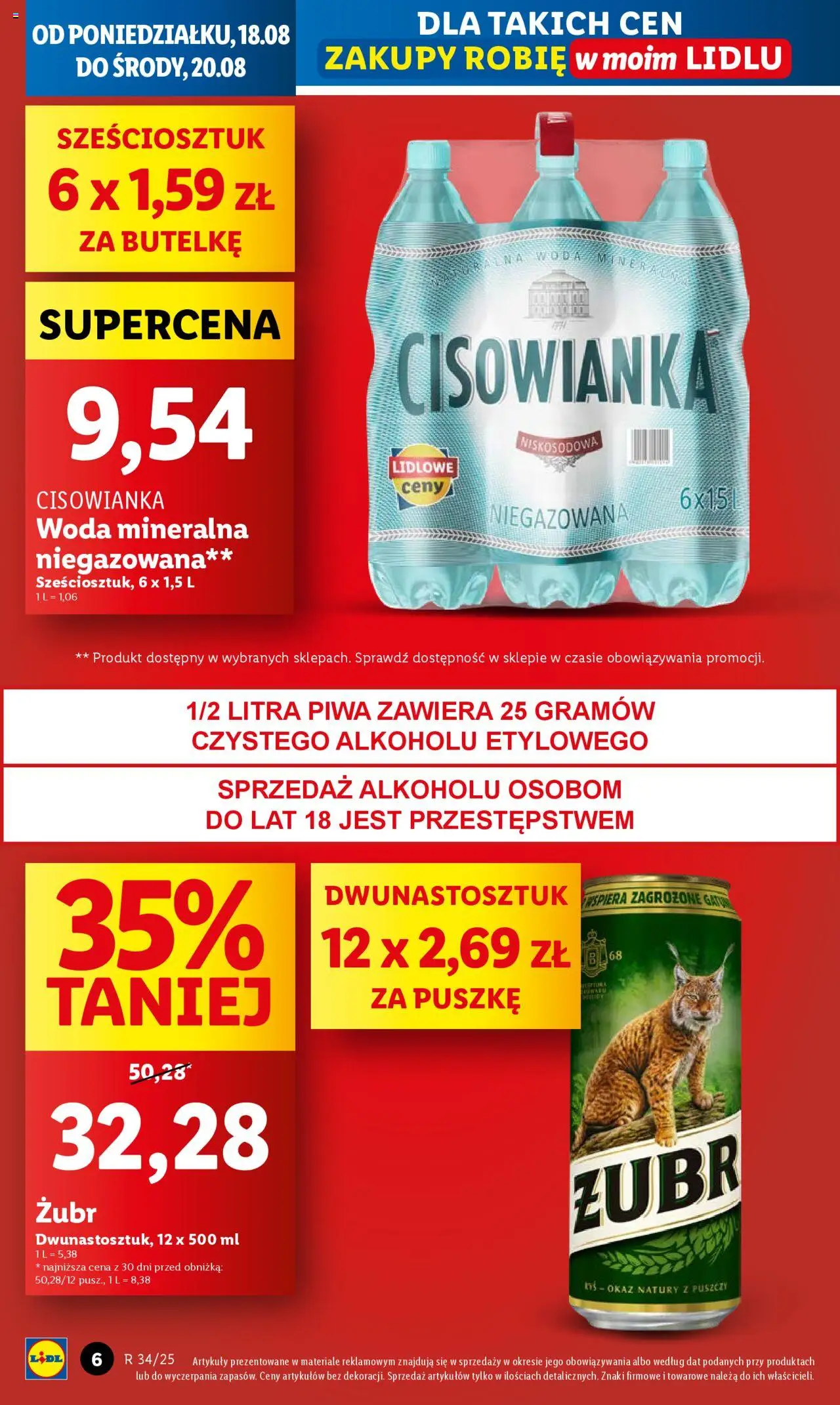 Lidl Gazetka od 18.08.2025 | Strona: 6