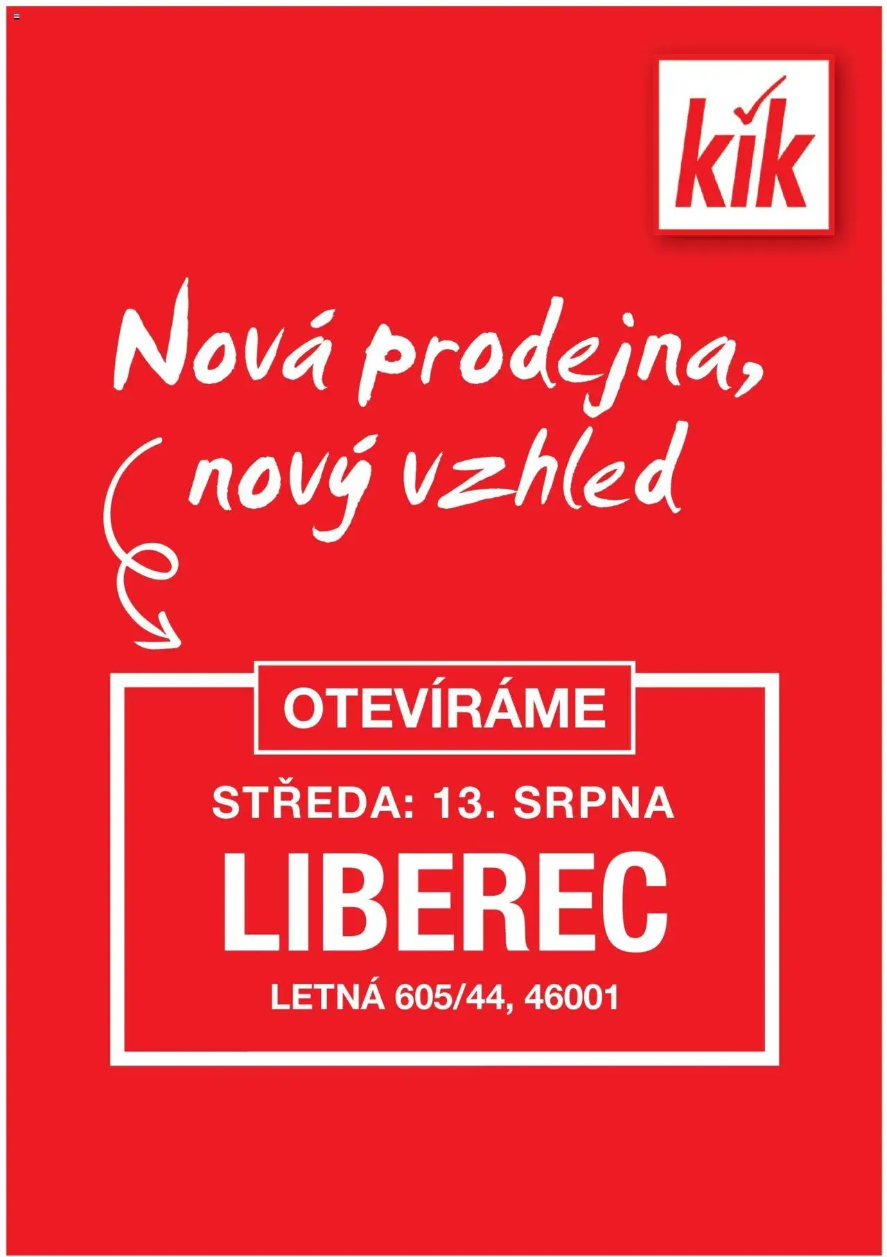Kik leták - Liberec od 09.08.2025 | Strana: 1