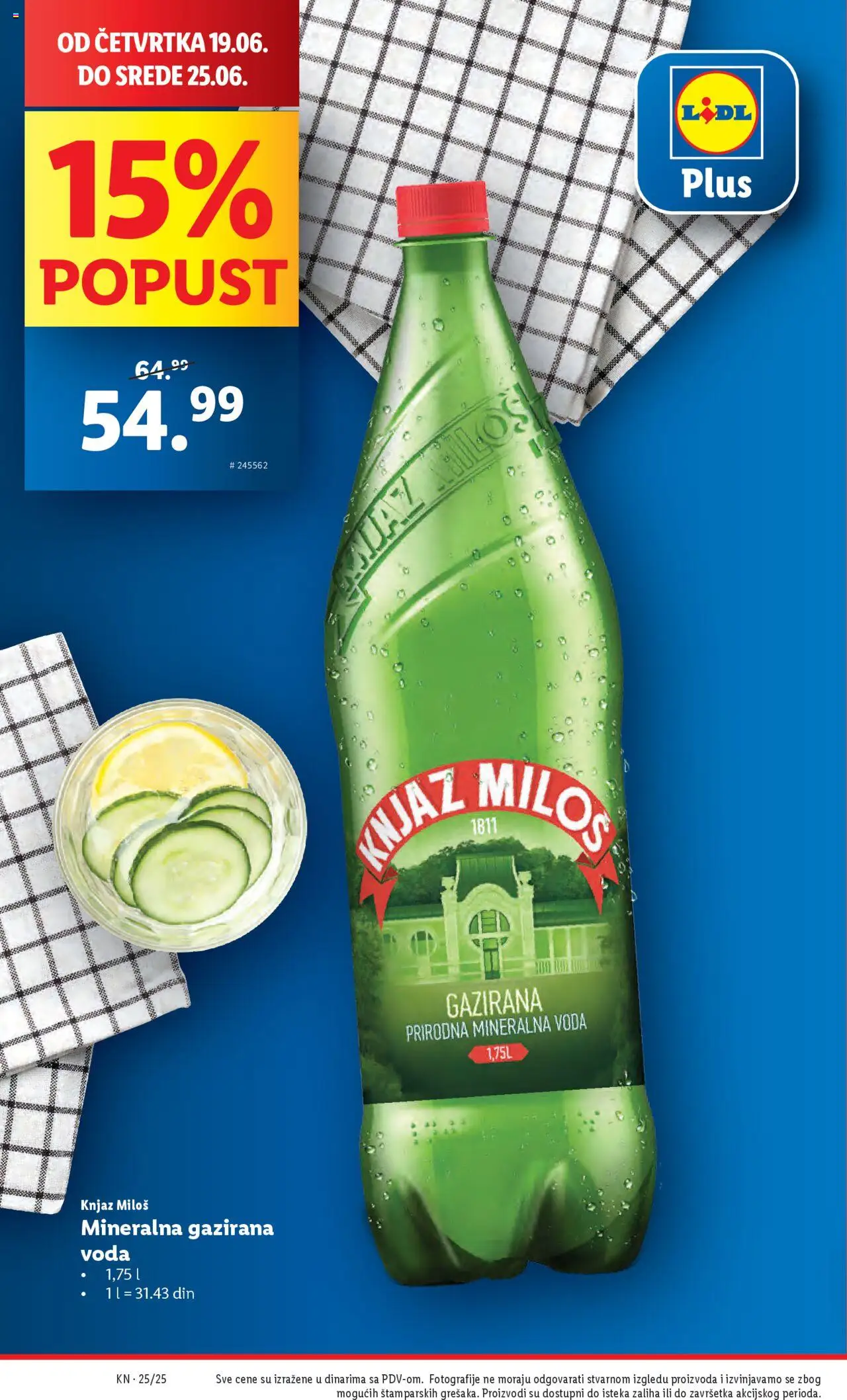Lidl katalog - važi od 19.06.2025 | Strana: 8 | Proizvode: Voda, Mineralna voda