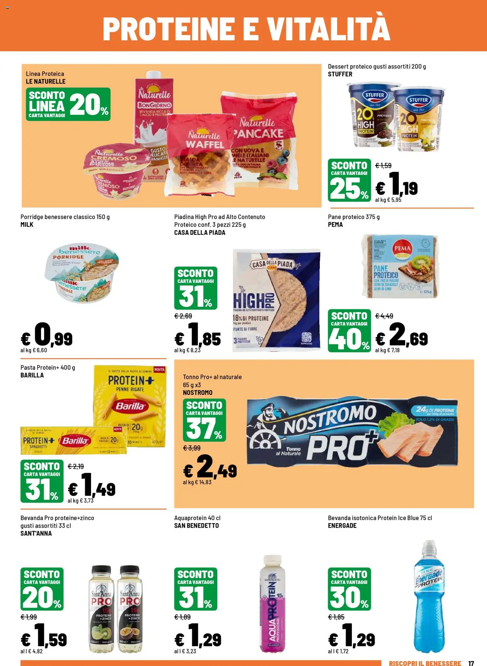 Volantino Iper del 16.04.2026 | Pagina: 17 | Prodotti: Pane, Piadina, Tonno, Tonno al naturale