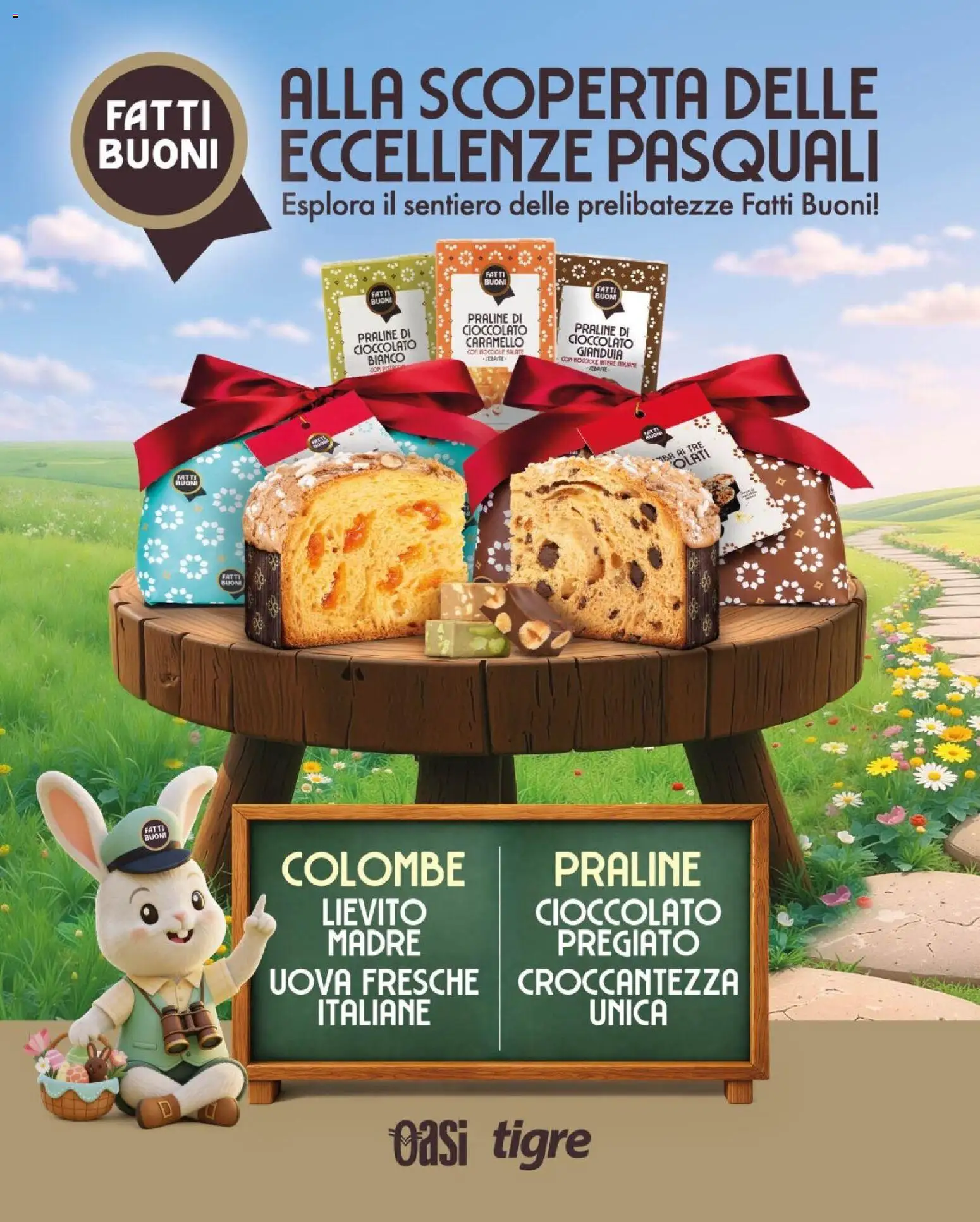 Volantino Tigre del 25.03.2026 | Pagina: 2 | Prodotti: Uova, Cioccolato, Nocciole