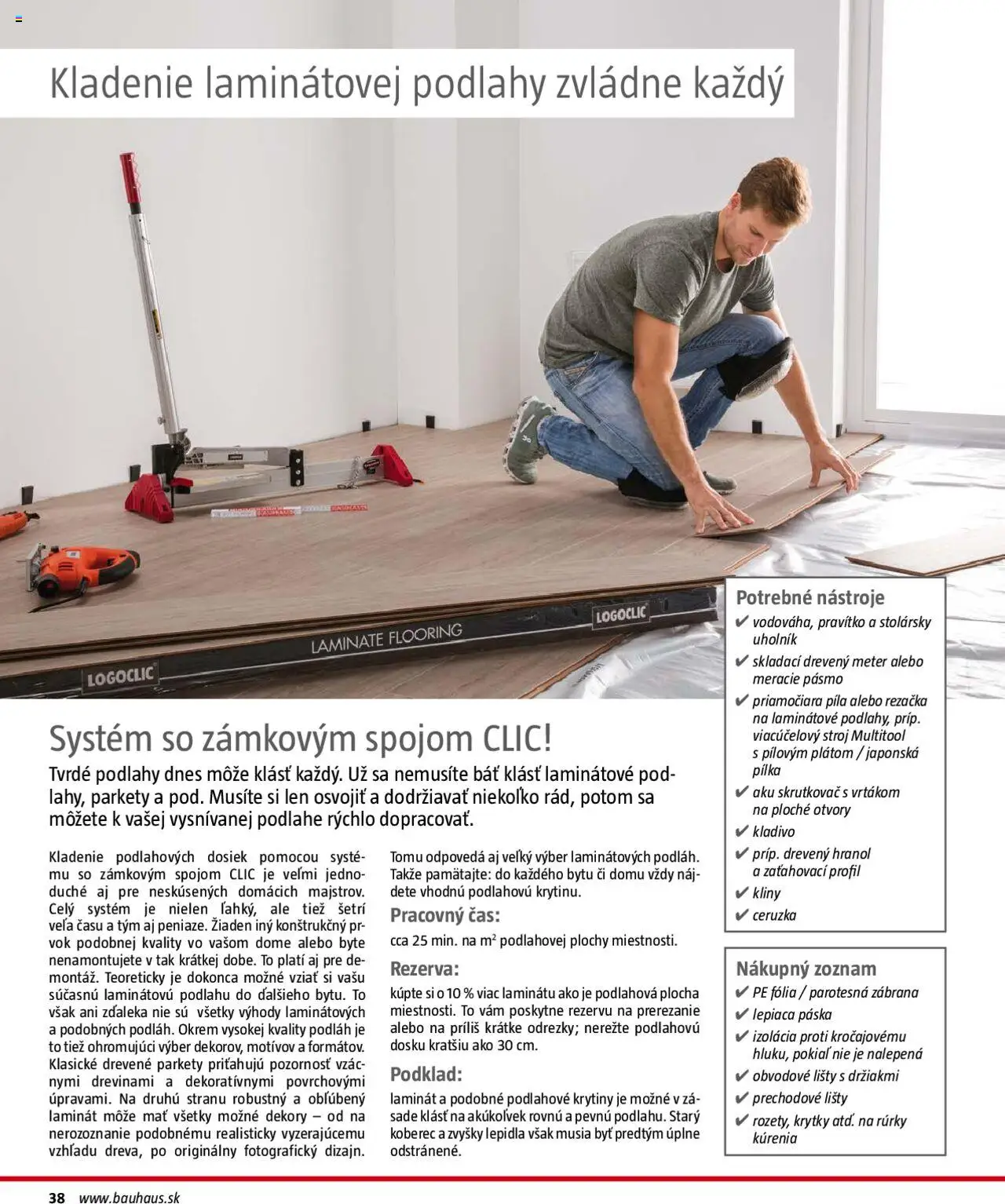 Bauhaus katalóg Podlahové krytiny │ platný od 04.08.2025 | Strana: 38 | Produkty: Koberec, Aku skrutkovač, Skrutkovač, Píla