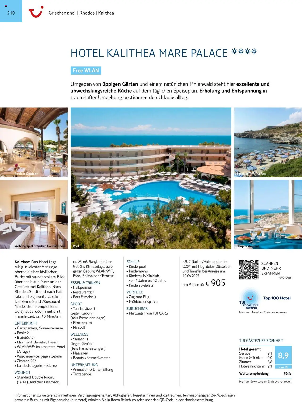 Aida - Südeuropa & Nordafrika 2025/26 – gültig ab 01.01.2025 | Seite: 210 | Produkte: Top, Babybett, Küche