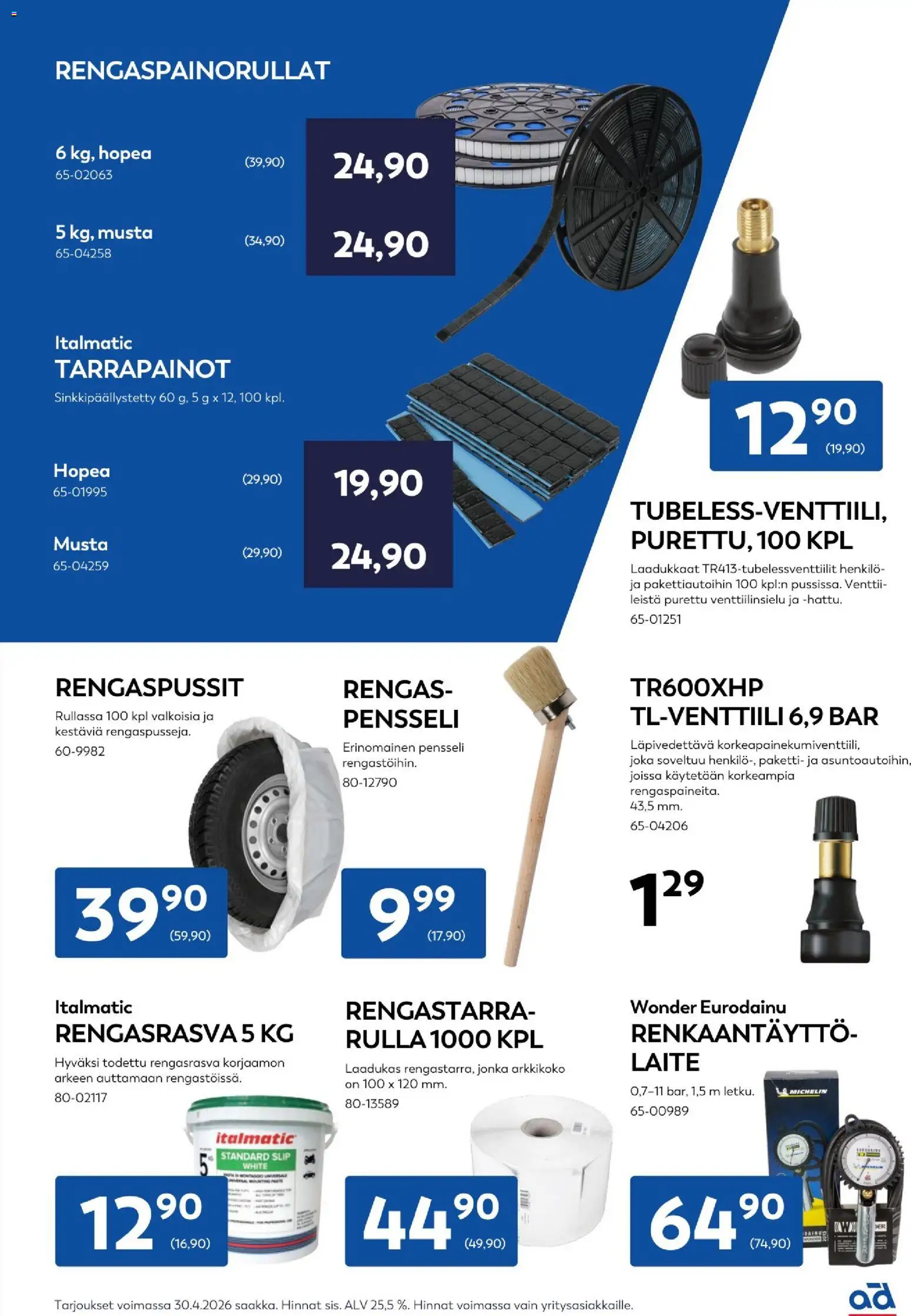 Motonet tarjoukset - Varaosamaailma - Korjaamoposti – voimassa 01.03.2026 alkaen | Sivu: 3