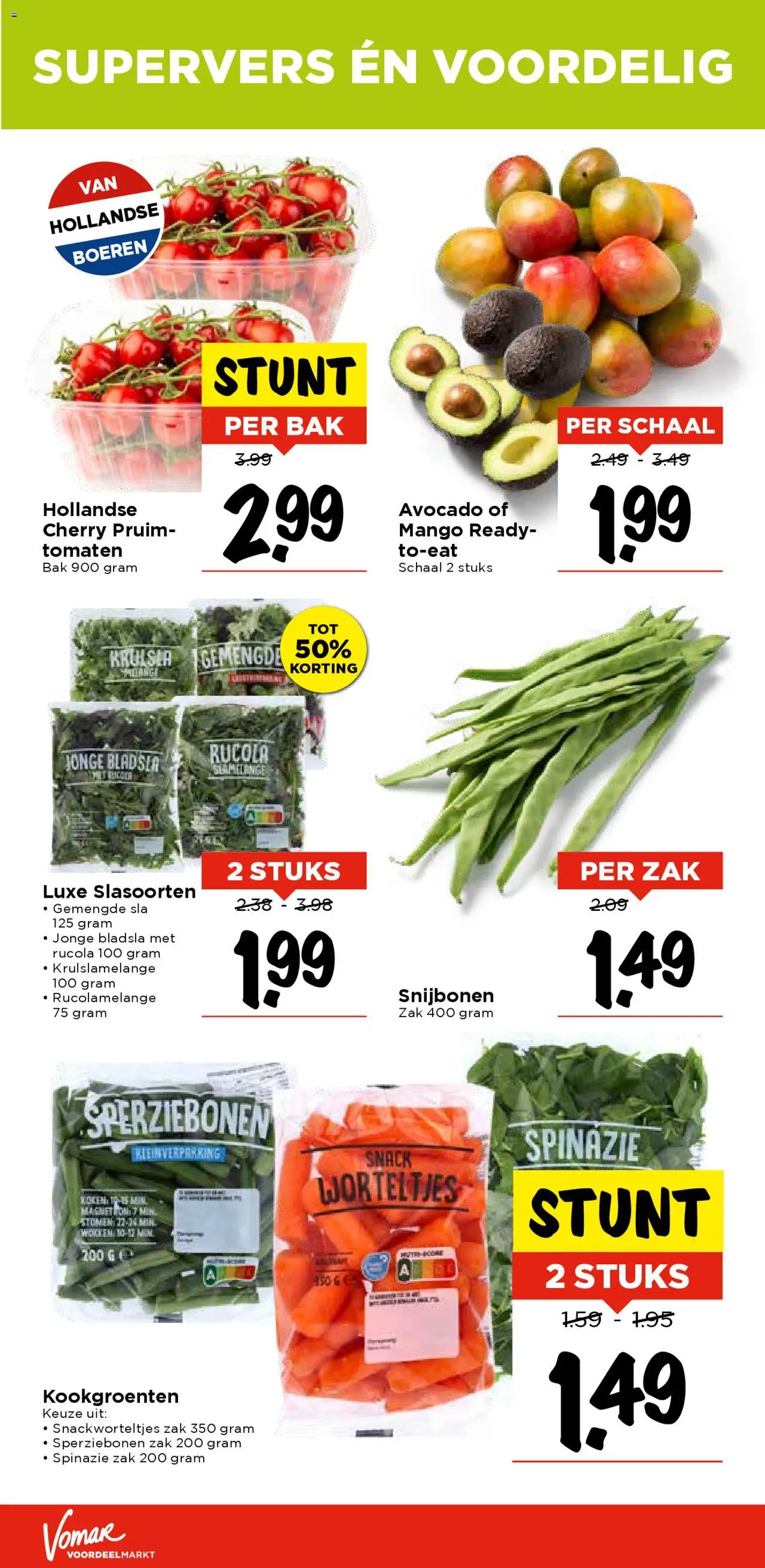  | Pagina: 9 | Producten: Spinazie, Tomaten, Schaal, Mango