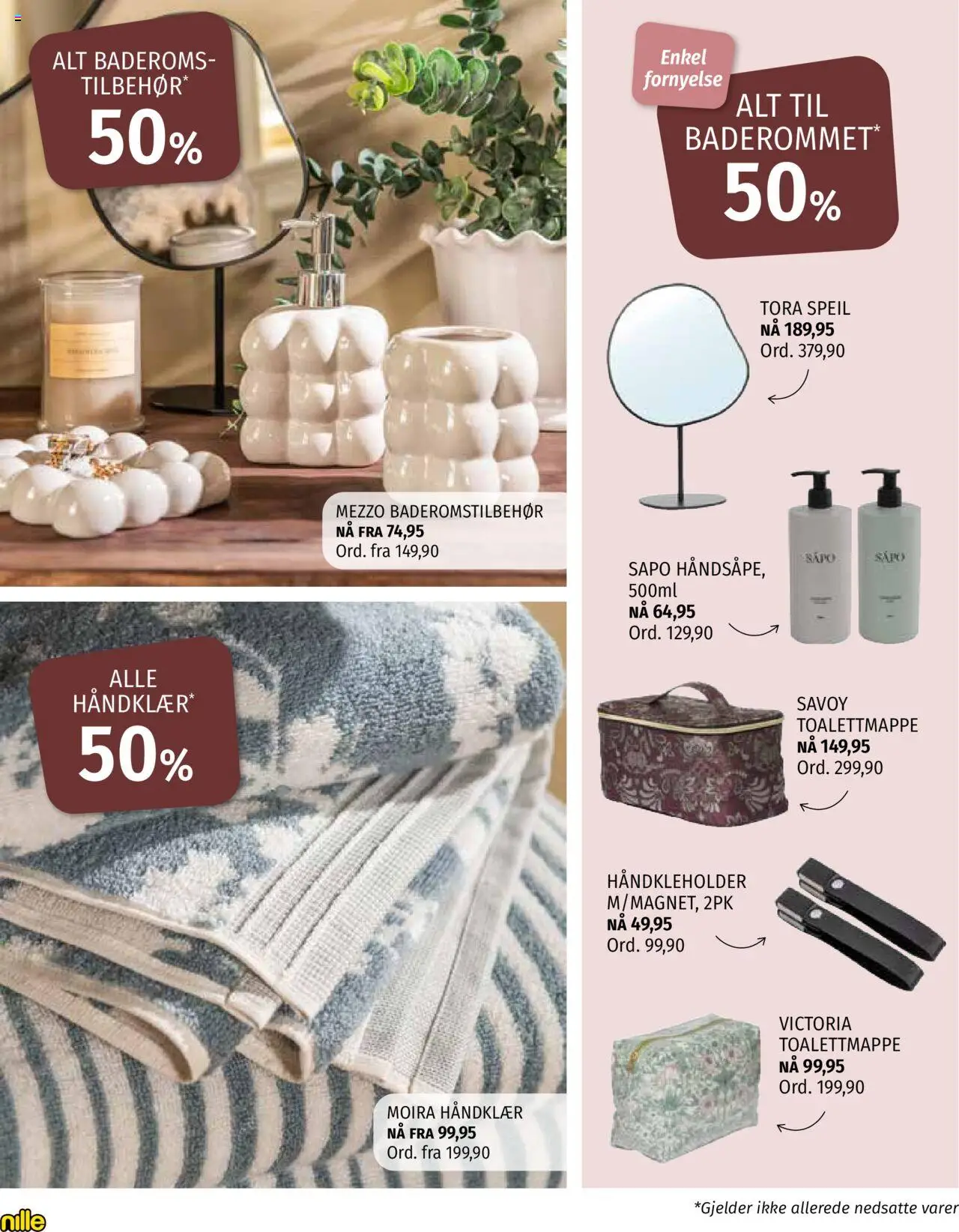  | Side: 2 | Produkter: Toalettmappe, Håndklær, Speil