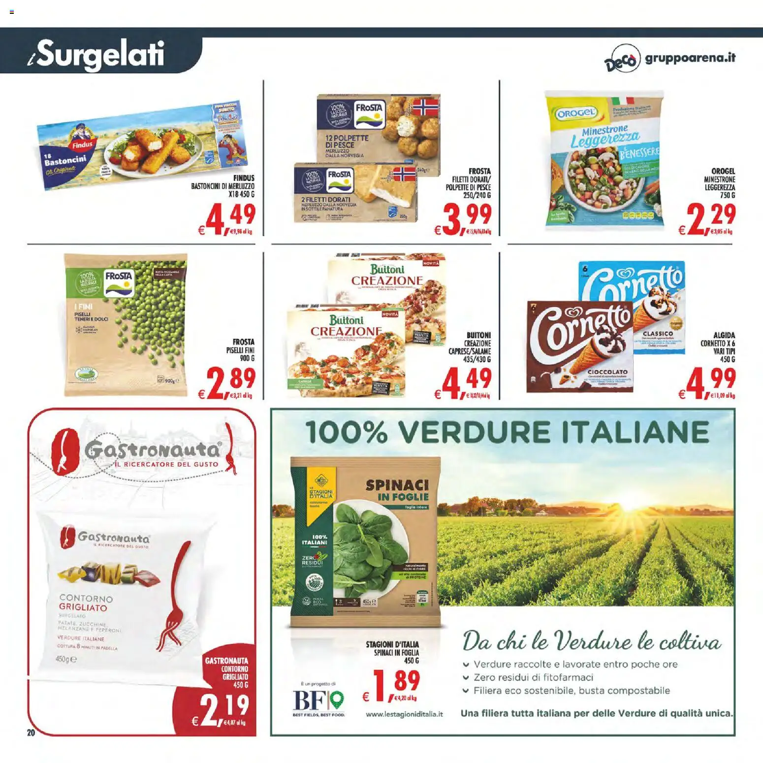 Volantino Decò del 17.03.2026 | Pagina: 20 | Prodotti: Cioccolato, Piselli, Melanzane, Polpette