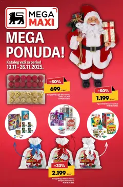 Mega Maxi katalog - pregled Mega Maxi kataloga - važi od 13.11.2025