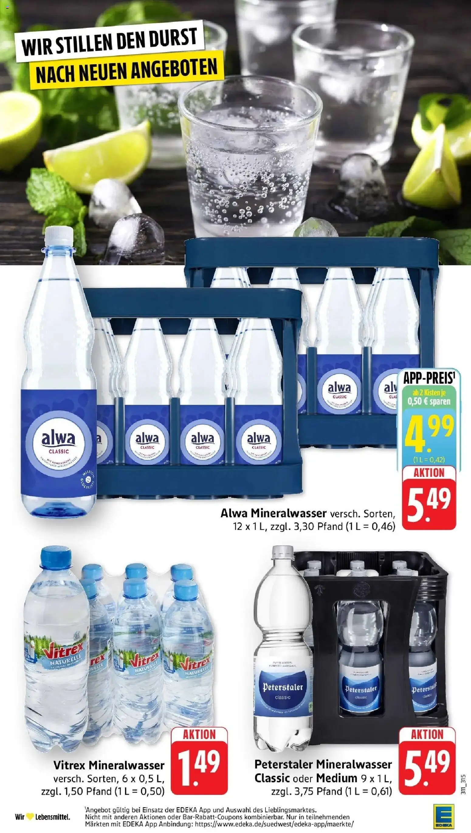 E center Prospekt Konstanz-Petershausen	 – gültig ab 05.04.2026 | Seite: 30 | Produkte: Mineralwasser