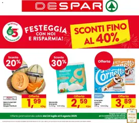 Anteprima del volantino Despar Misano Adriatico catalogo valido a partire dal 24.07.2025