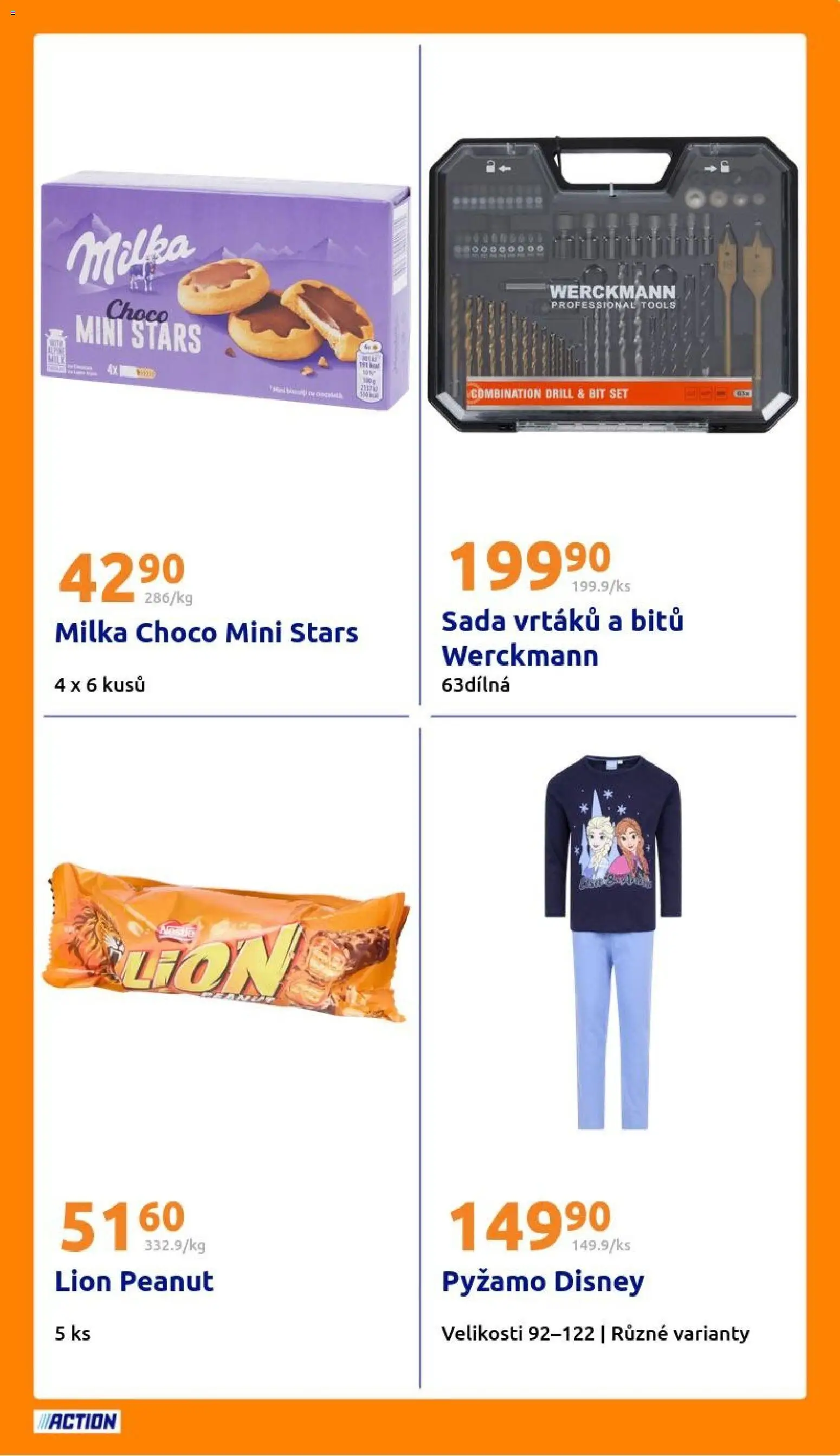Action leták od 24.12.2025 | Strana: 21 | Produkty: Pyžamo, Milka