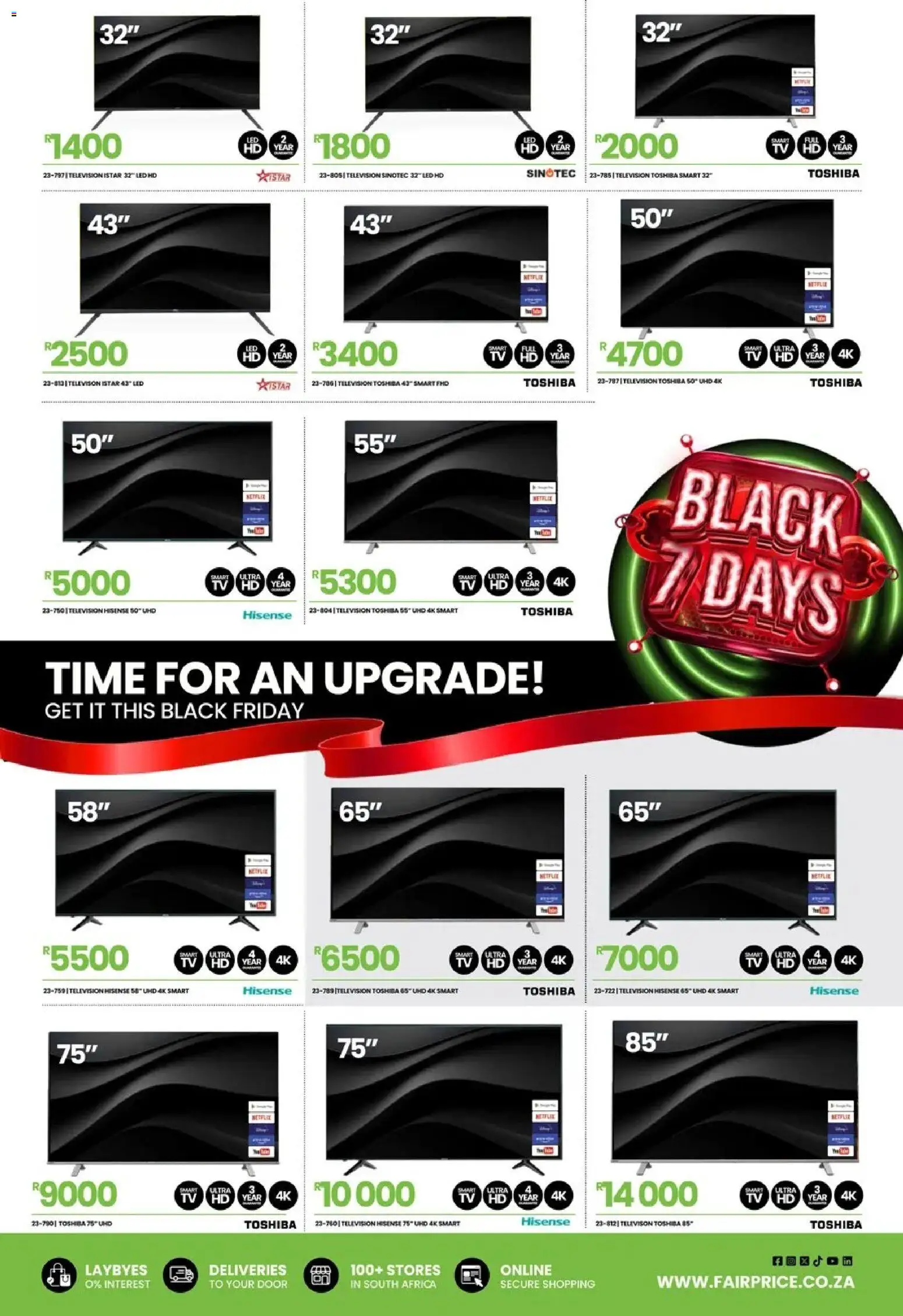 New Fair Price catalogue – valid from 24.11.2025 | Page: 5 | Products: Television