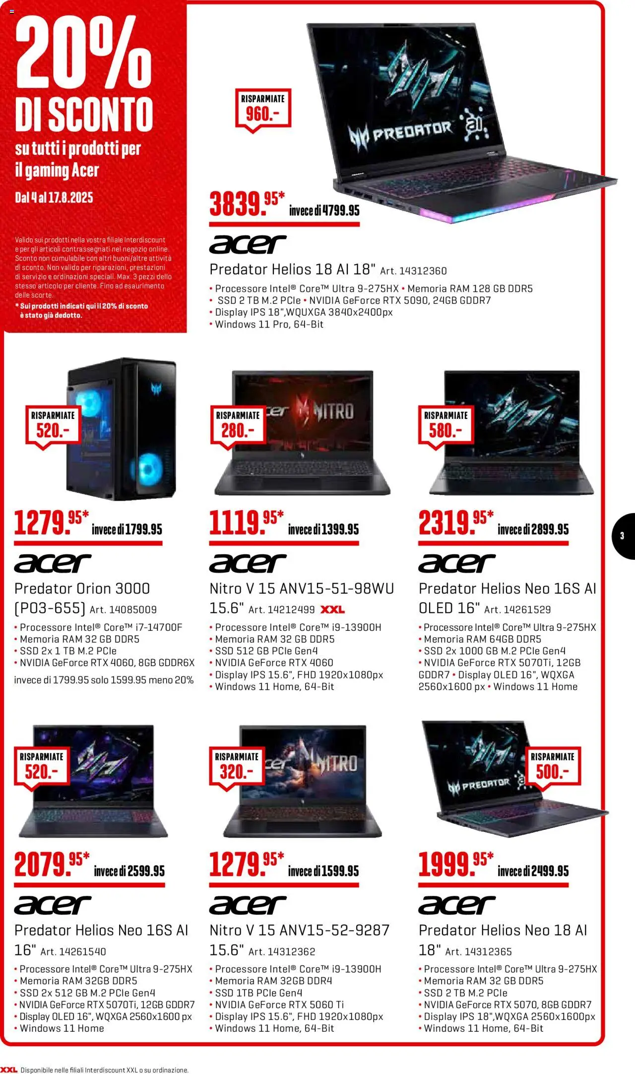 Interdiscount Aktionen IT ab 04.08.2025 | Seite: 3