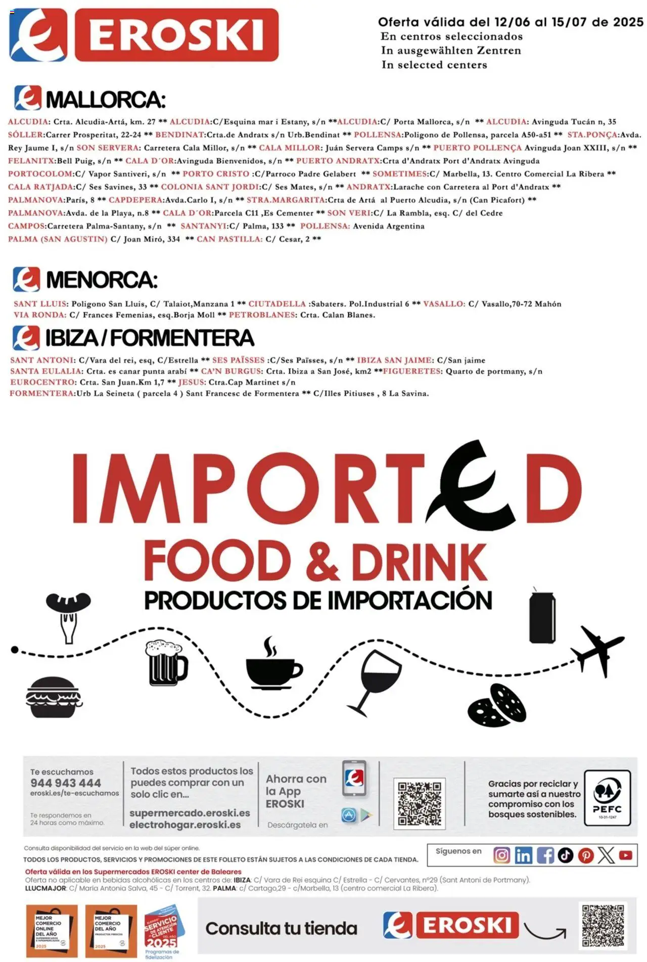 Eroski - Productos de Importación │ válido desde el 12.06.2025 | Página: 12 | Productos: Colonia, Té