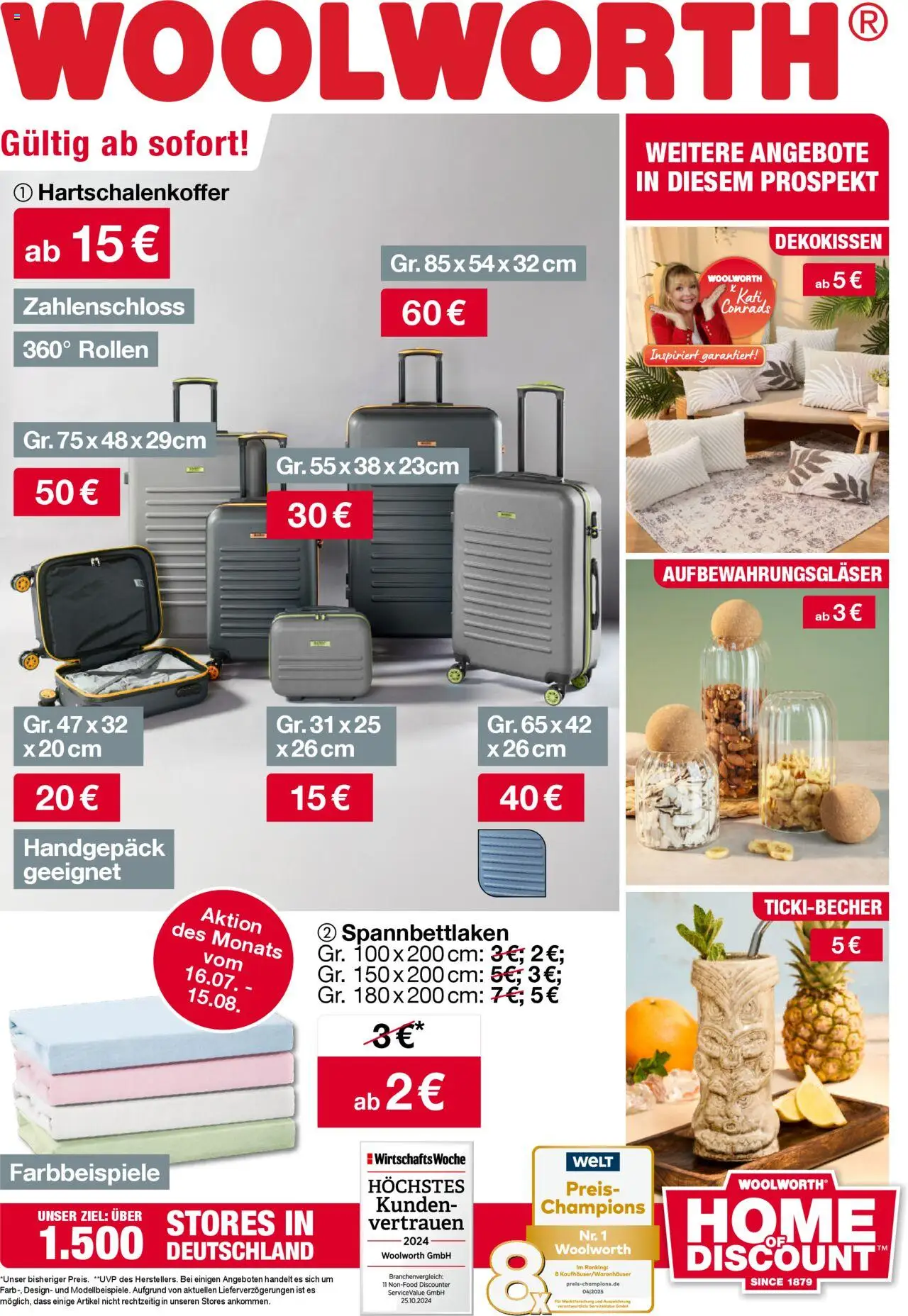 Woolworth Prospekt 	 - gültig ab dem 07.08.2025 | Seite: 1