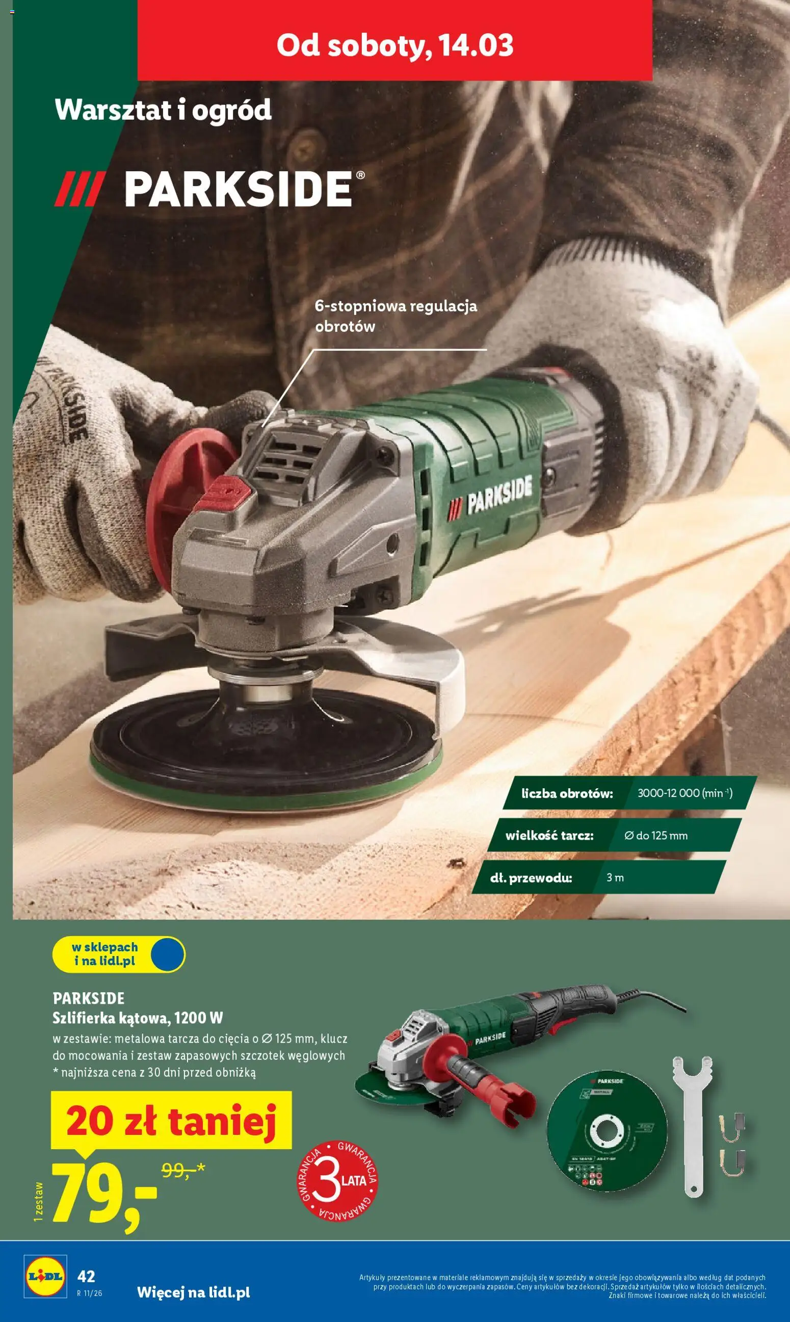 Lidl Polsko katalog od 09.03.2026 | Strana: 52 | Produkty: Parkside