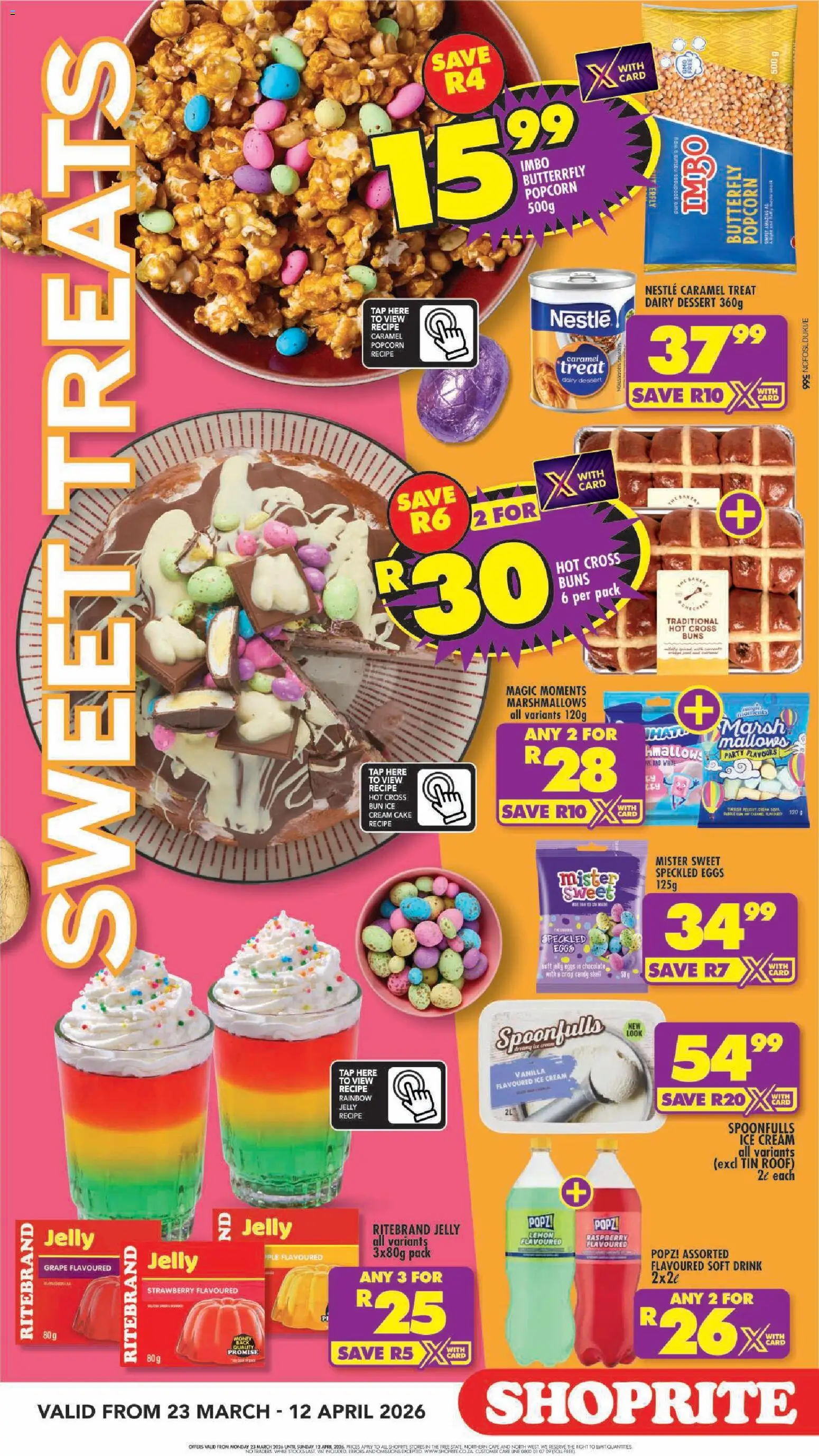 New Shoprite catalogue – valid from 23.03.2026 | Page: 5 | Products: Cream, Ice cream, Lemon, Caramel