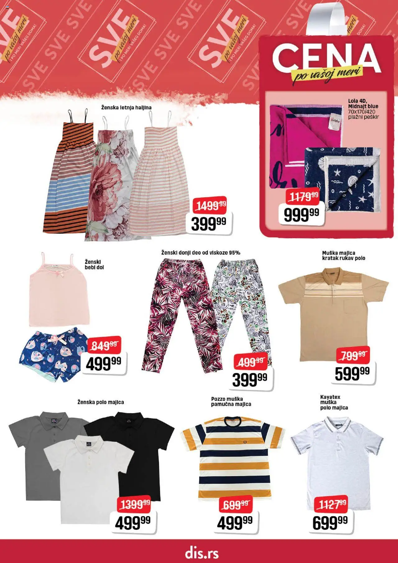 DIS katalog - važi od 19.06.2025 | Strana: 29 | Proizvode: Haljina, Merci, Peškir
