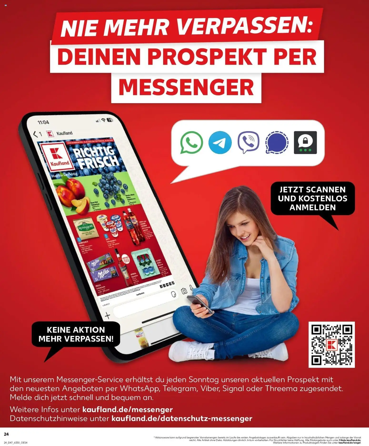 Kaufland prospekt Verden (Aller)	 – gültig ab 20.11.2025 | Seite: 24 | Produkte: Butter, Schokolade, Milka, Aperol