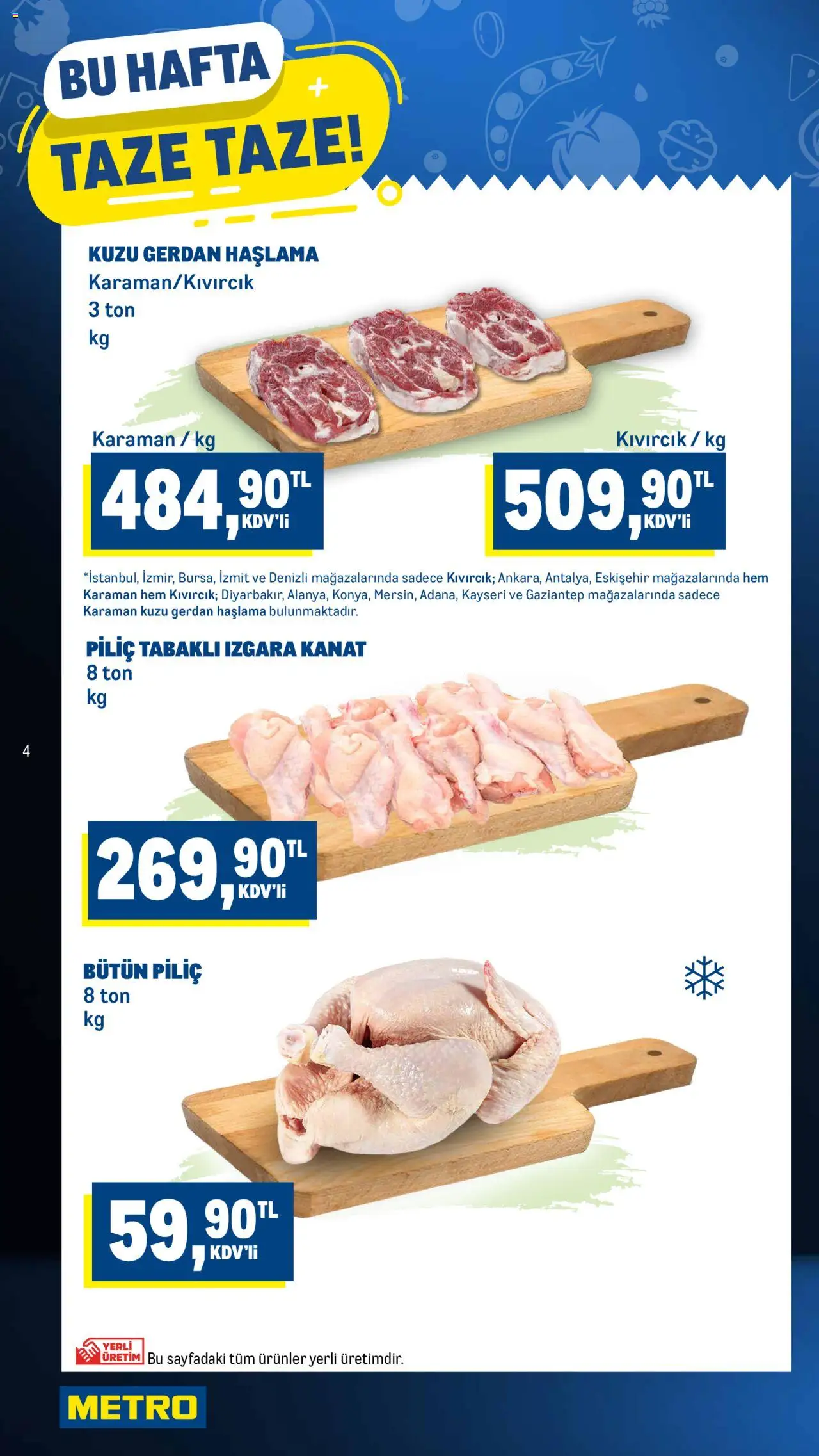 Metro Katalog - 21.08.2025 tarihinden itibaren geçerlidir | Sayfa: 4 | Ürünler: Piliç, Izgara