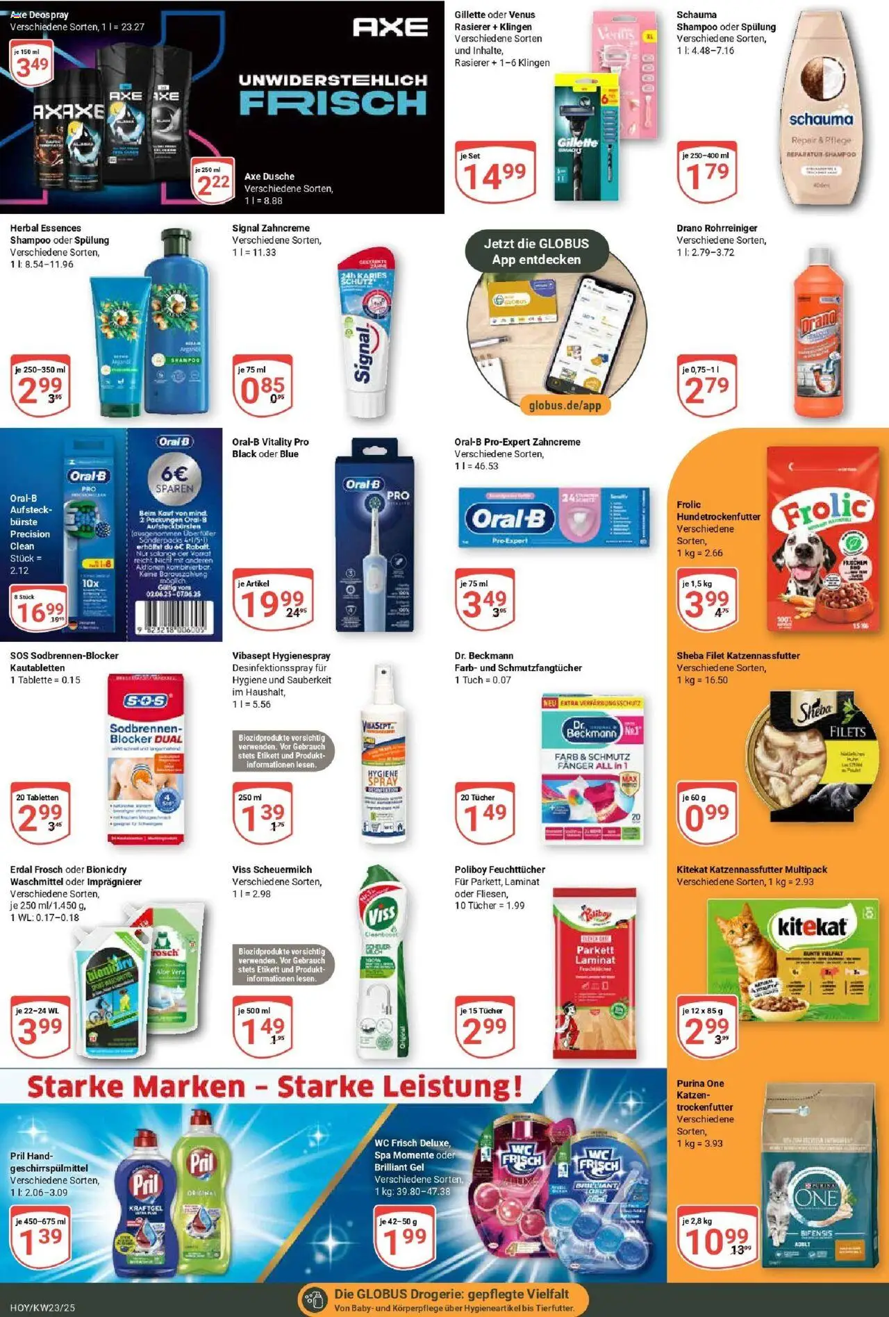 Globus prospekt Hoyerswerda	 - gültig ab dem 01.06.2025 | Seite: 15 | Produkte: Sheba, Shampoo, Spülung, Geschirrspülmittel