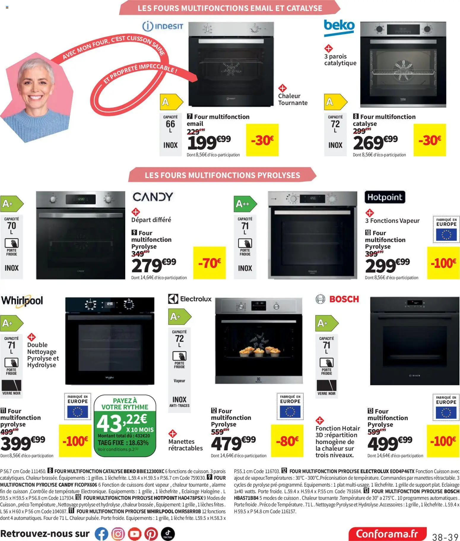 {H1} | Page: 39 | Produits: Four, Porte